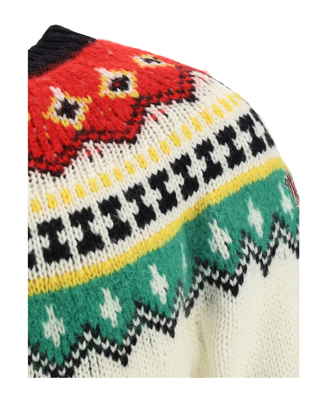 Moncler Grenoble Grenoble Tricot Sweater - White ニットウェア
