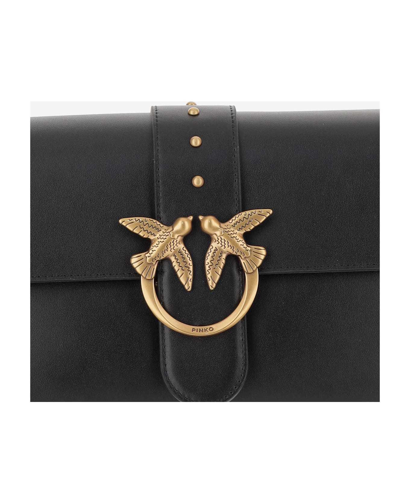 Pinko Classic Love Bag Slouchy Shoulder Bag - Black