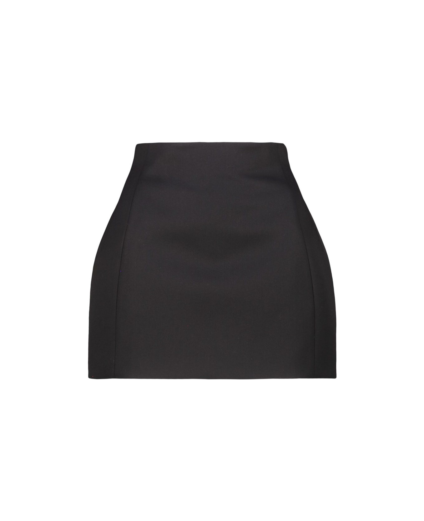 WARDROBE.NYC Rhw Sculptured Mini Skirt - Blk Black