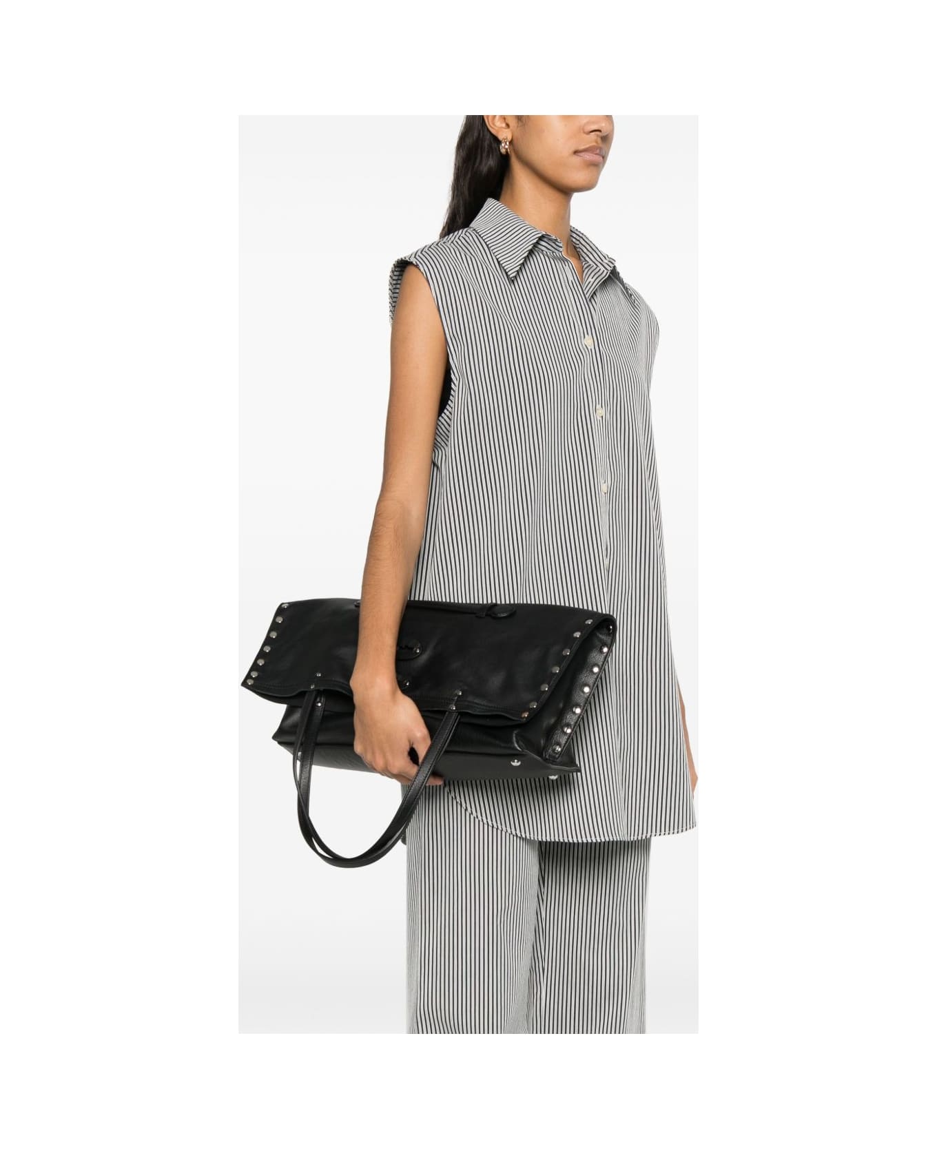 Zanellato A
spasso Medium Leather Handbag - Black