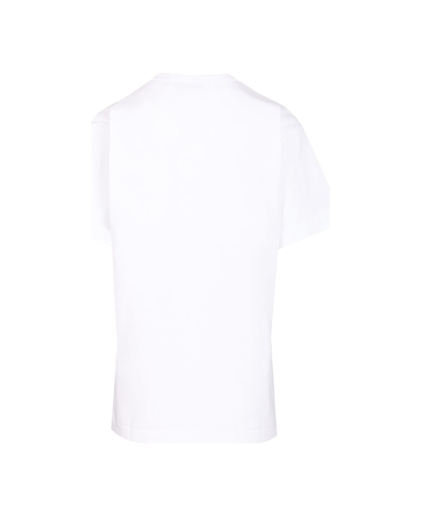 Comme des Garçons Play Red Heart T-shirt - Whitexred