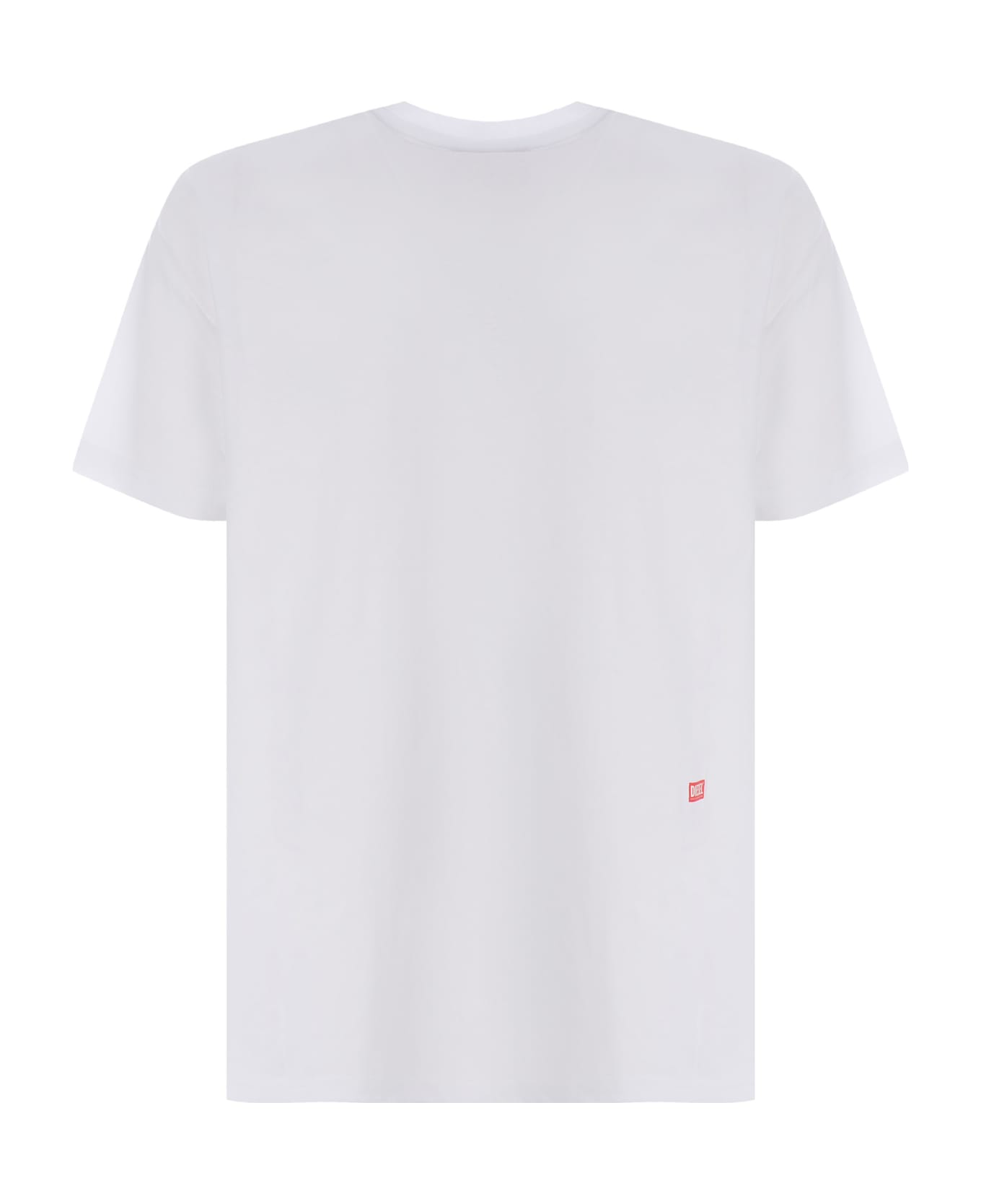Diesel T-shirt Diesel "t-just-n11" Made Of Cotton Jersey - Bianco
