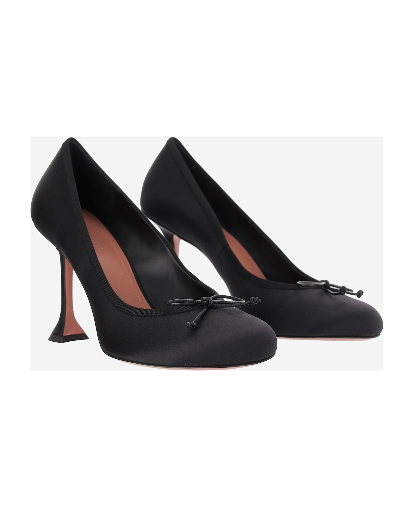 Amina Muaddi Lila Pump - Black