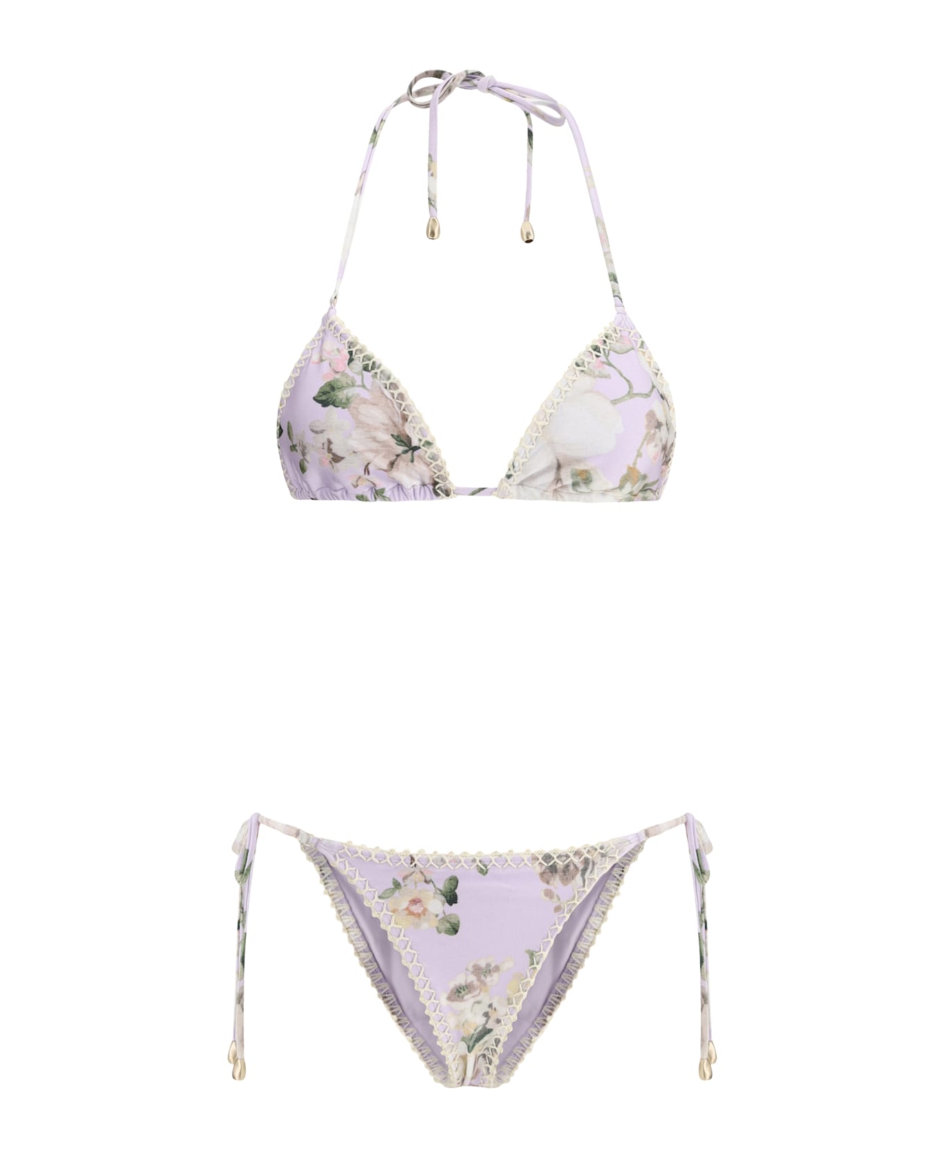 Zimmermann Acacia Crochet Swimsuit - PURPLE
