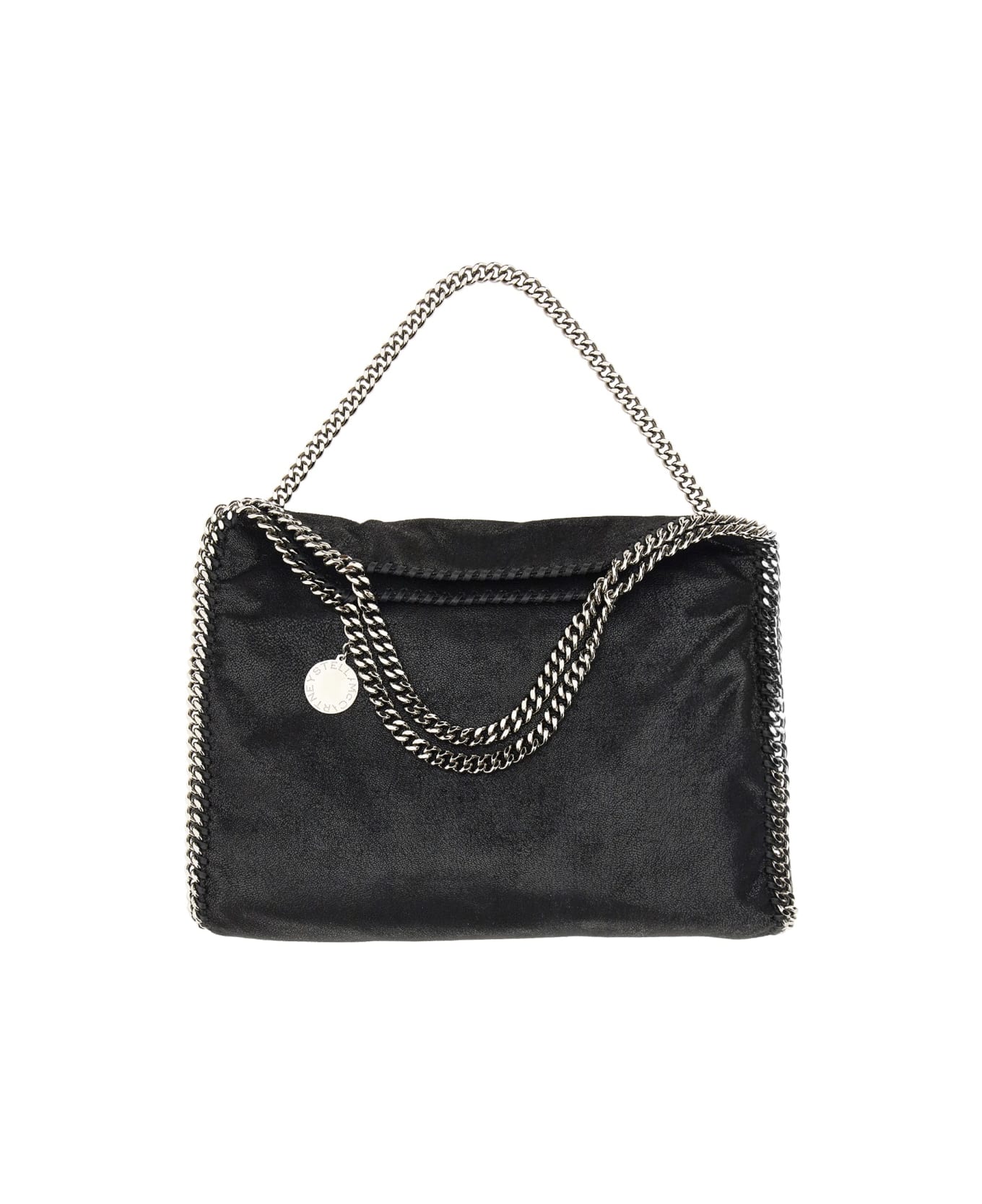 Stella McCartney Falabella Fold Over Tote Bag - BLACK
