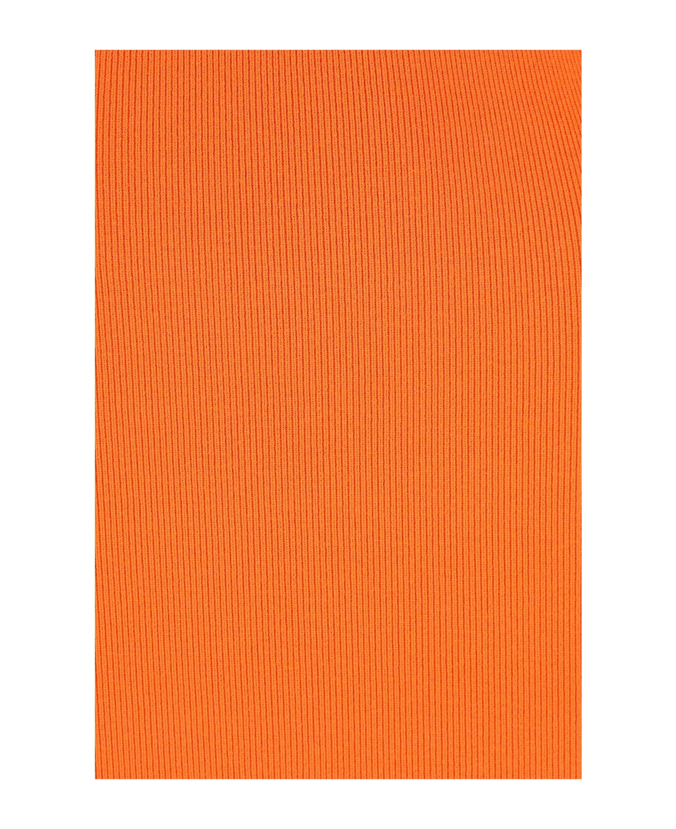J.W. Anderson Orange Stretch Polyester Blend Mini Dress - ORANGE