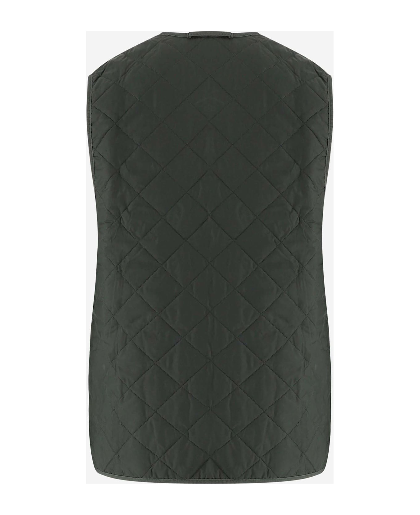 Barbour Quilted Zippered Vest - OLIVE CLASSIC