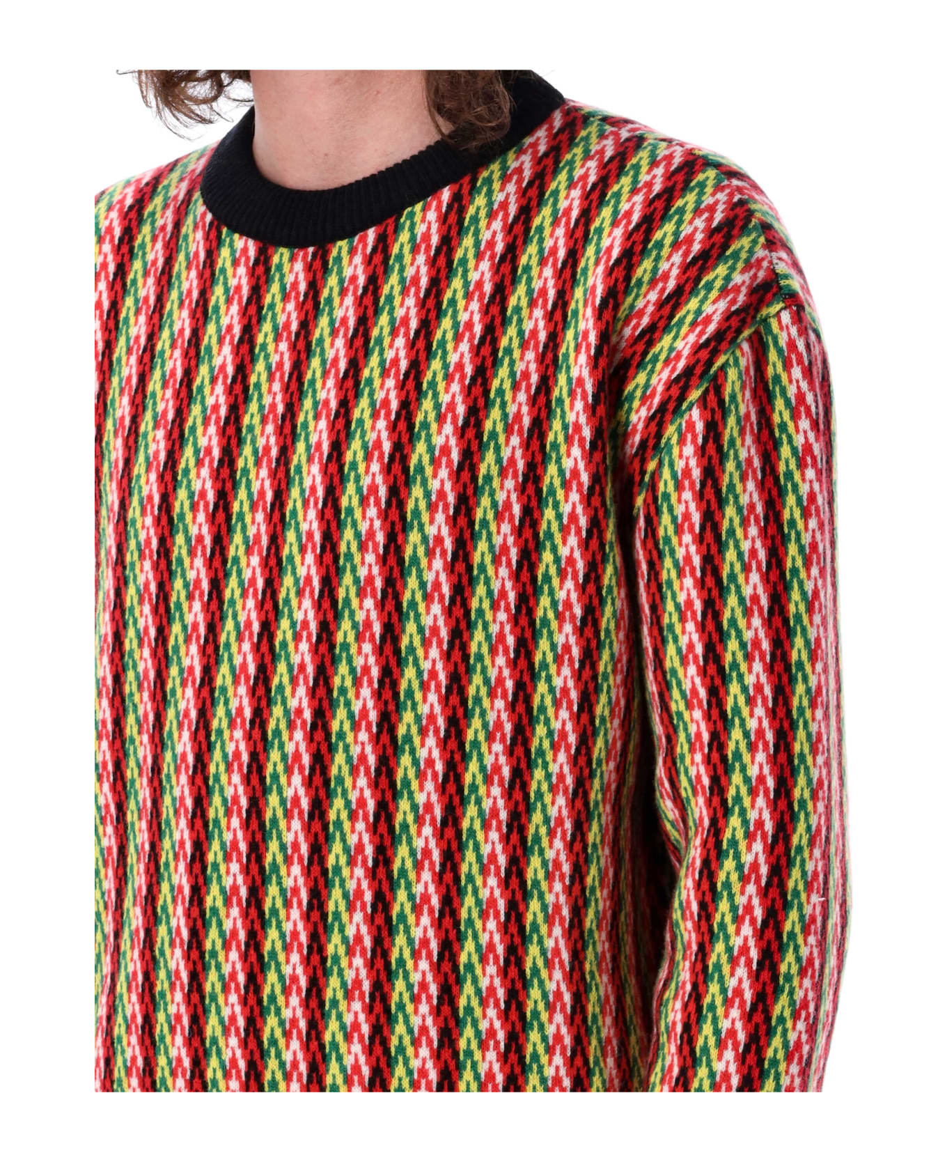 Lanvin Chevron Knit Sweater - MULTICOLOR