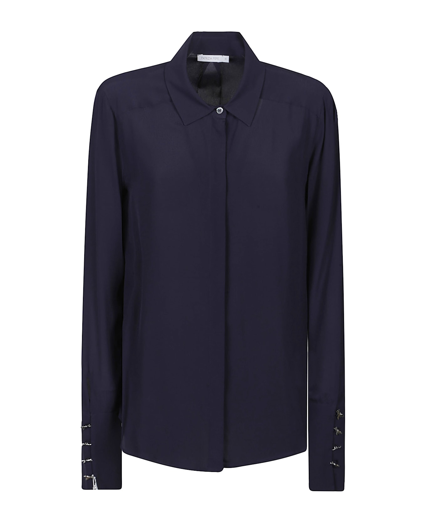 Patrizia Pepe Long Sleeve Shirt - Navy