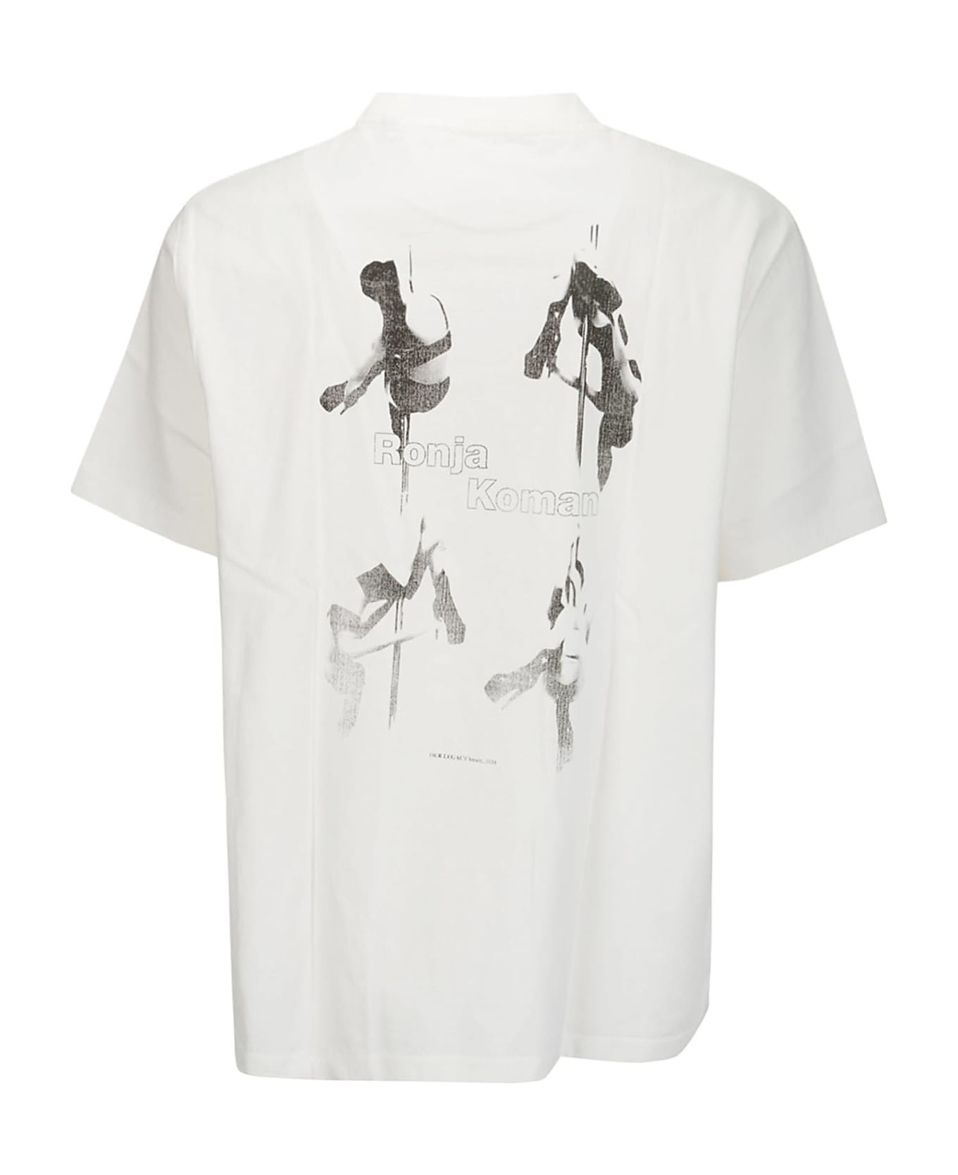 Our Legacy Box T-shirt - RONJA PRINT WHITE シャツ