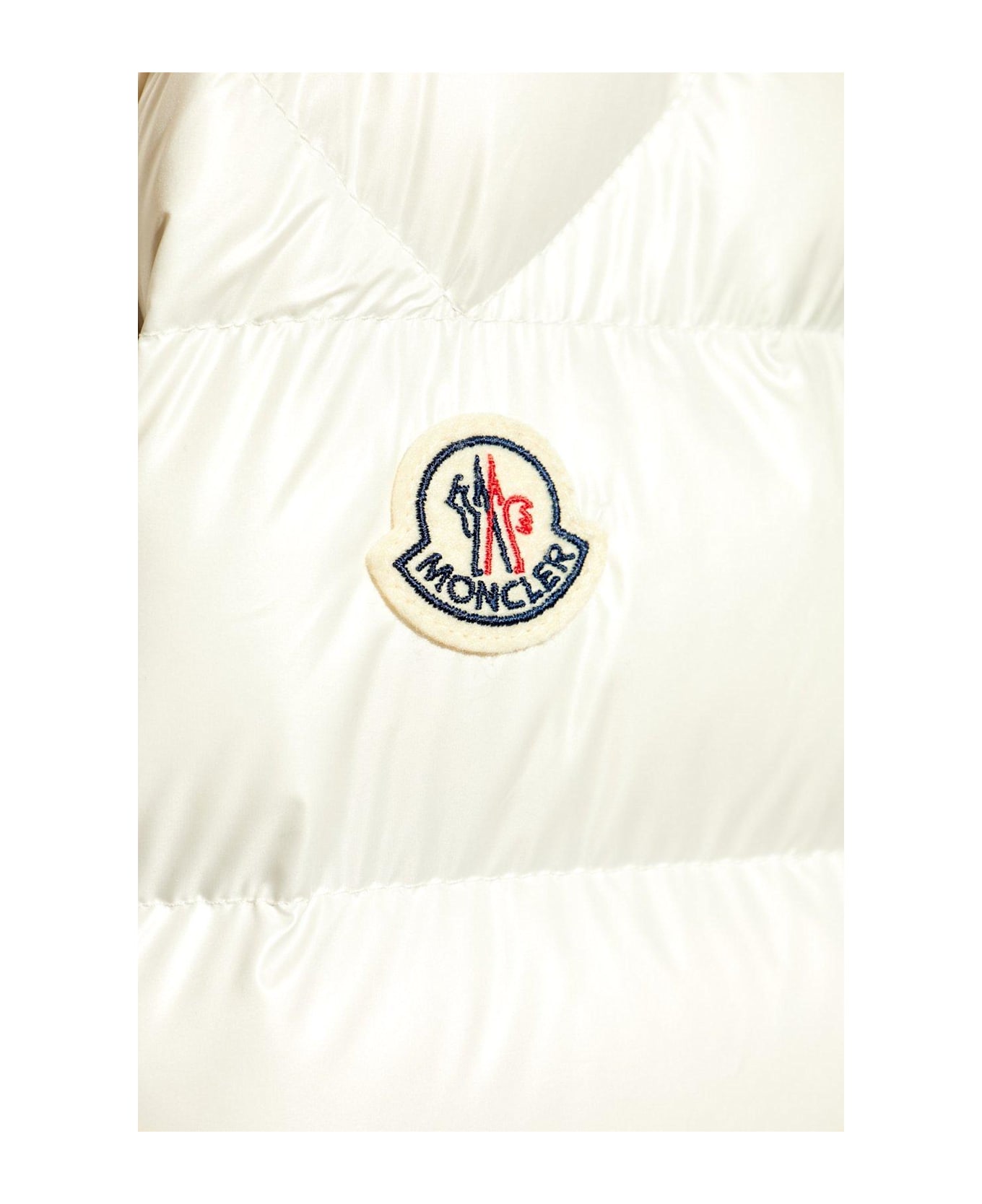 Moncler Besines Zip-up Jacket - Bianco