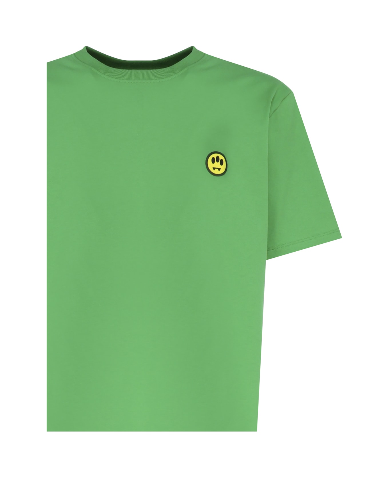 Barrow T-shirt With Smiley Logo - Green シャツ