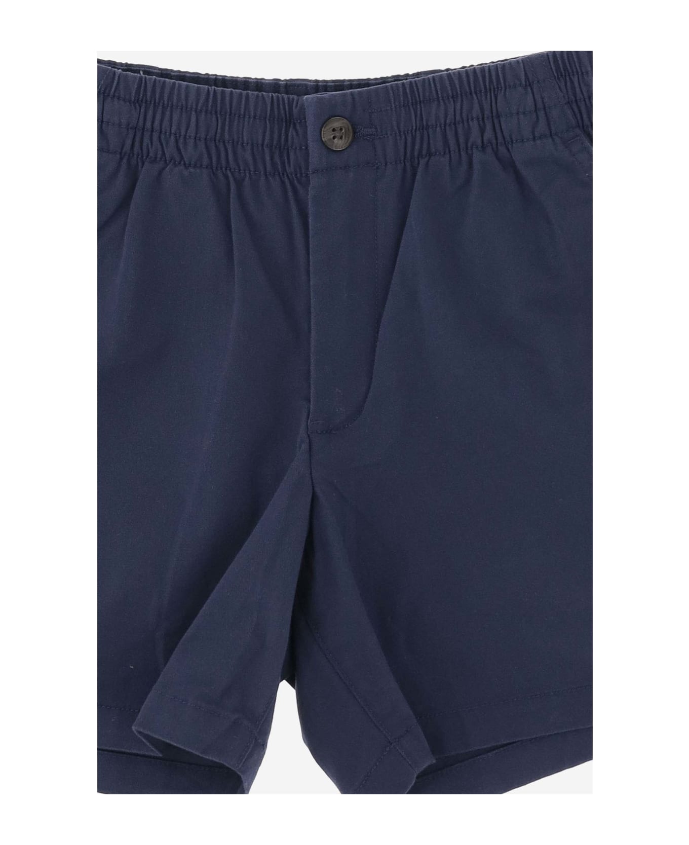 Polo Ralph Lauren Stretch Cotton Short Pants - Blue ボトムス