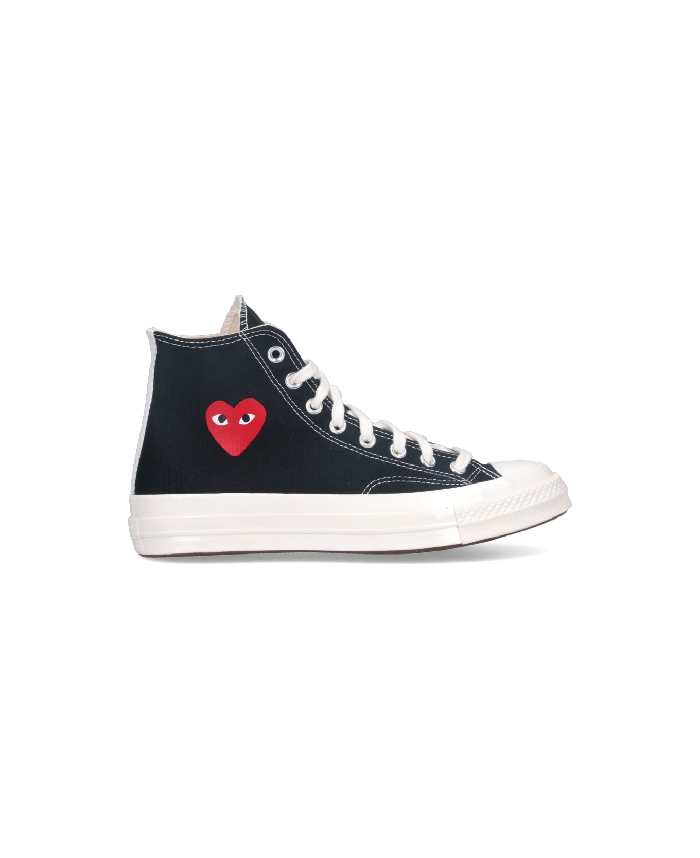 Comme des Garçons Play High Top "converse Chuck 70" Sneakers - Black  