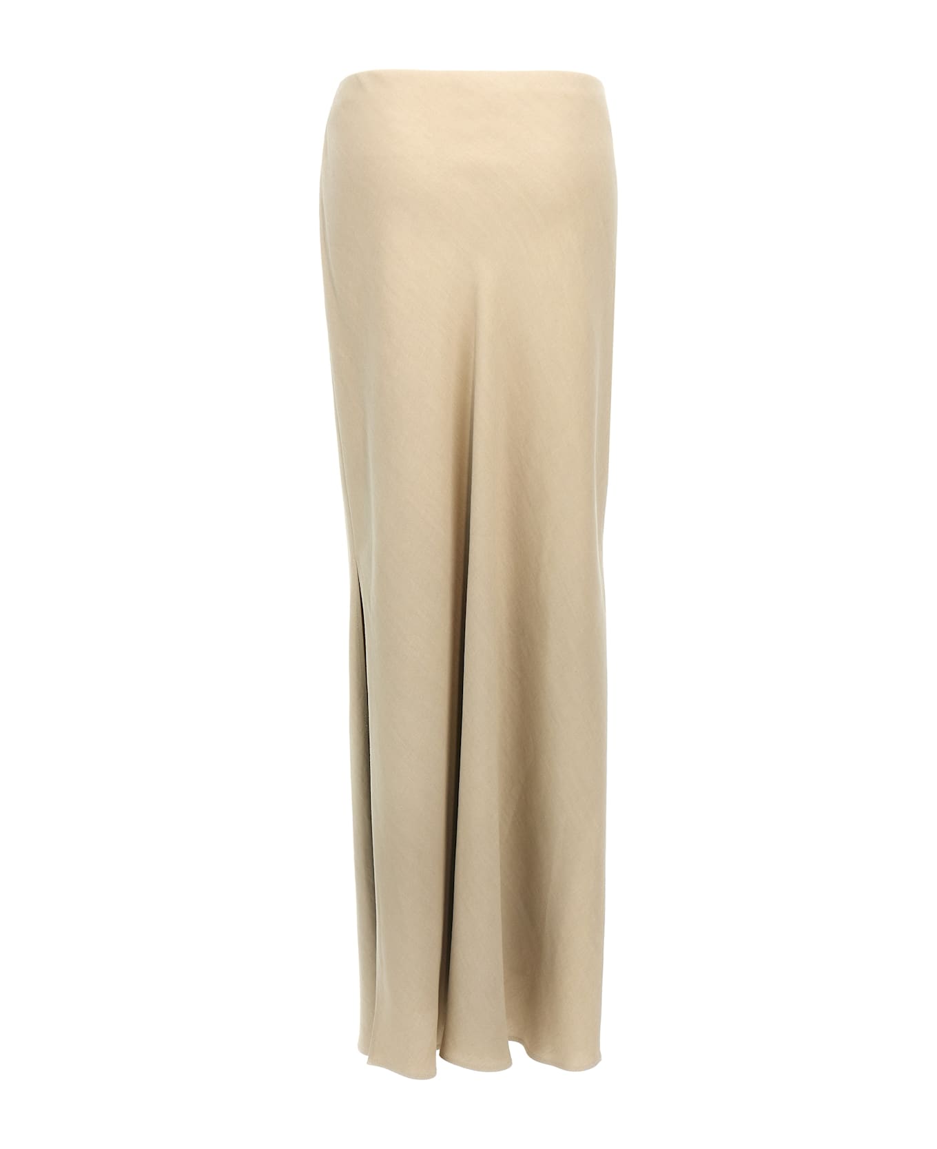 Brunello Cucinelli Slit Skirt - Beige