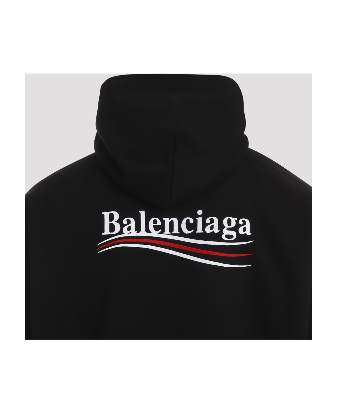 Balenciaga Cotton Sweatshirt With Logo - BLACKWHITE