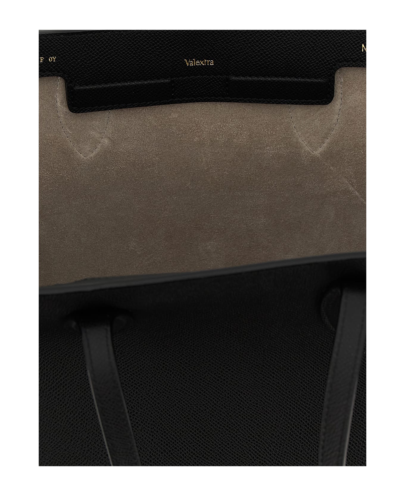 Valextra Medium 
vivi
 Shopping Bag - Black  