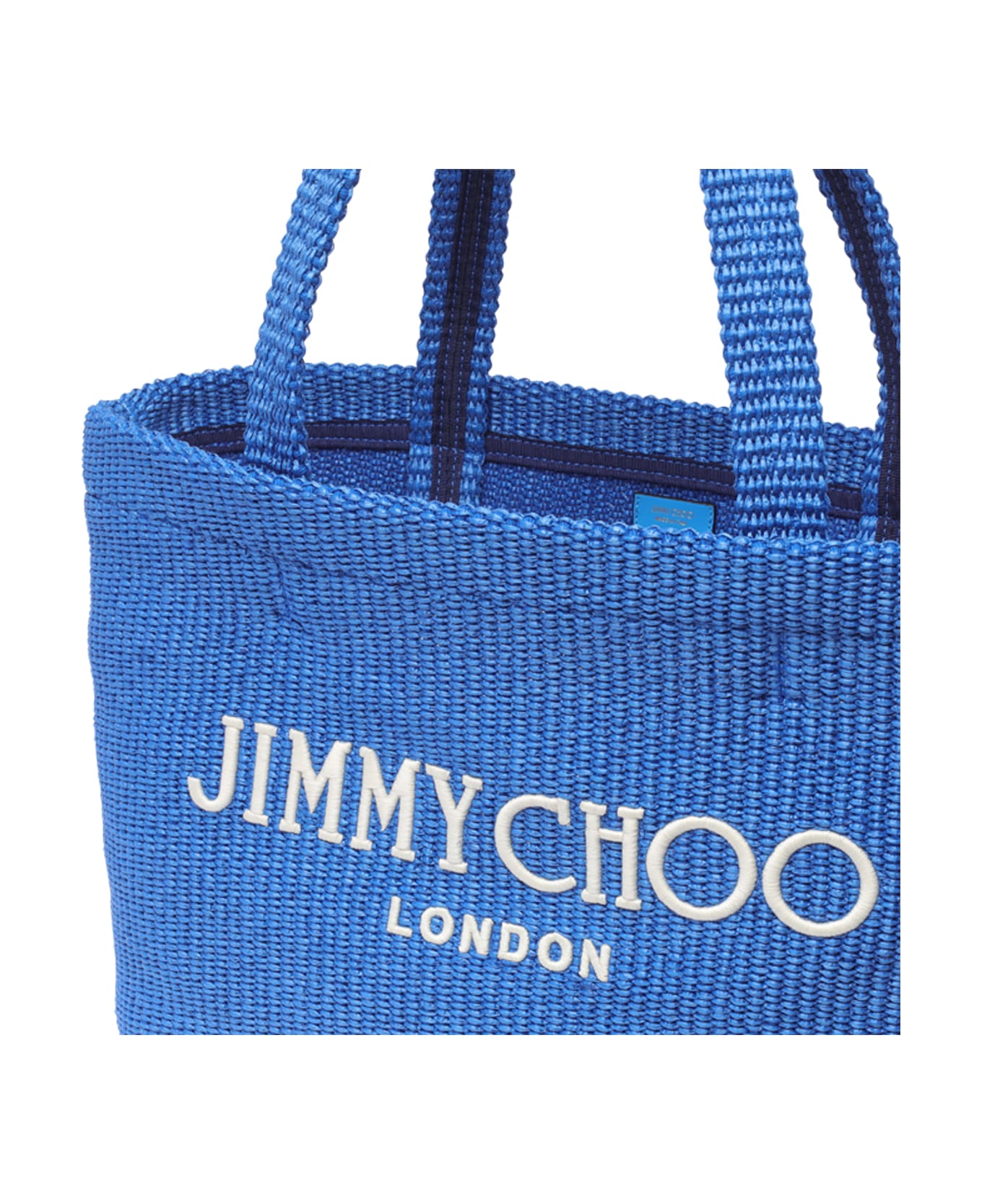 Jimmy Choo E/w Beach Tote - Blue