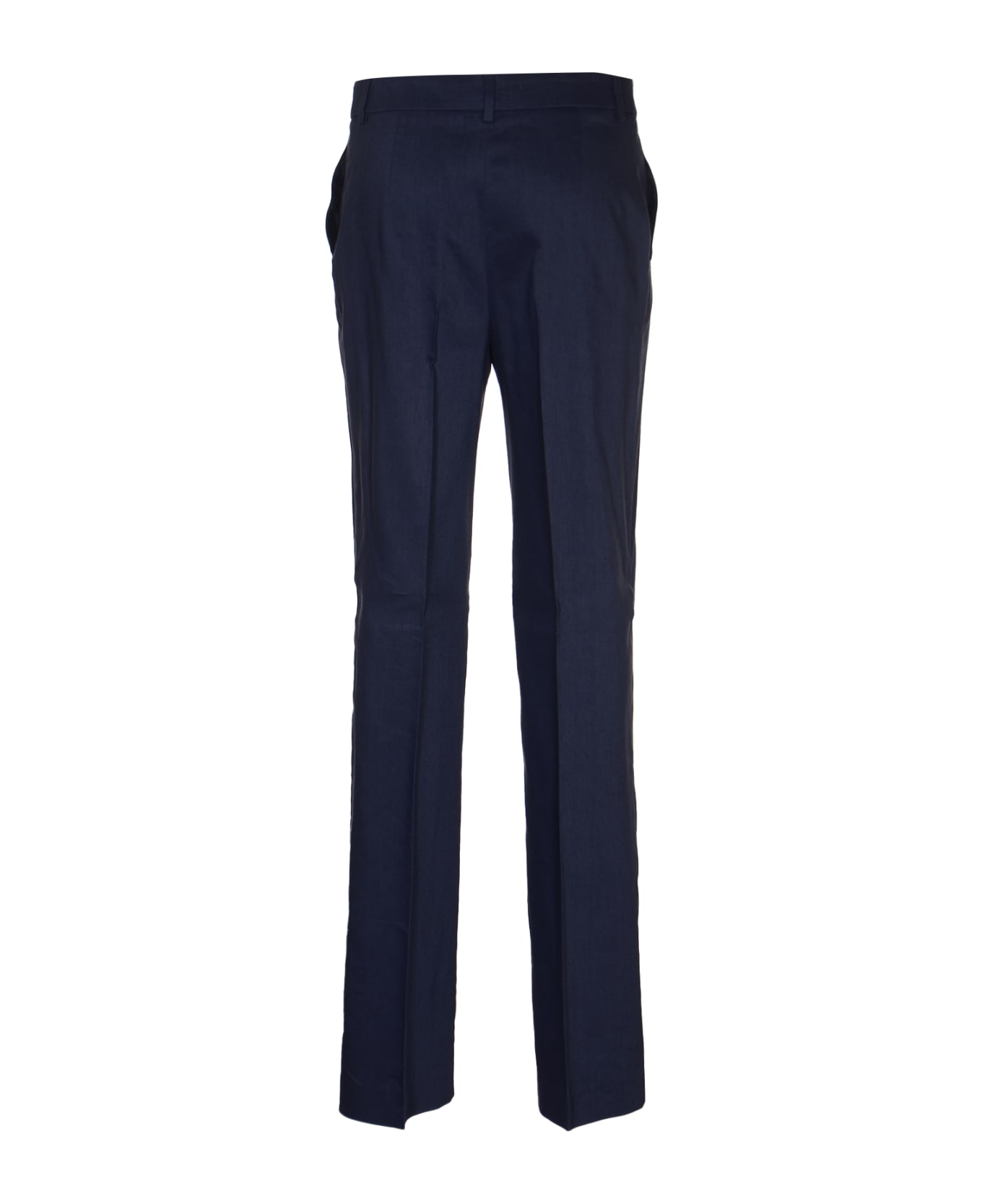 Alberta Ferretti Classic Fitted Concealed Trousers - Blue