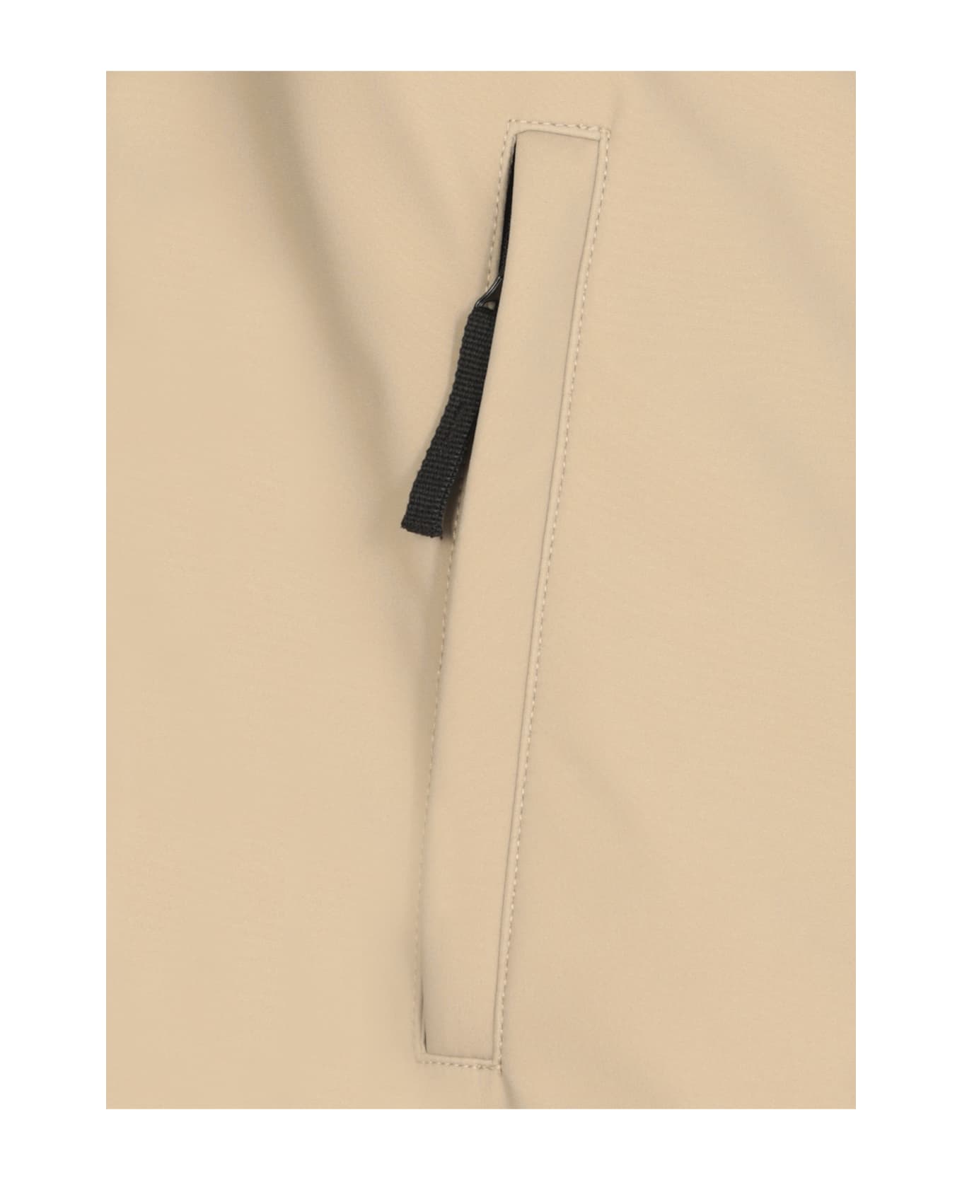 Stone Island Jacket With Logo - Beige