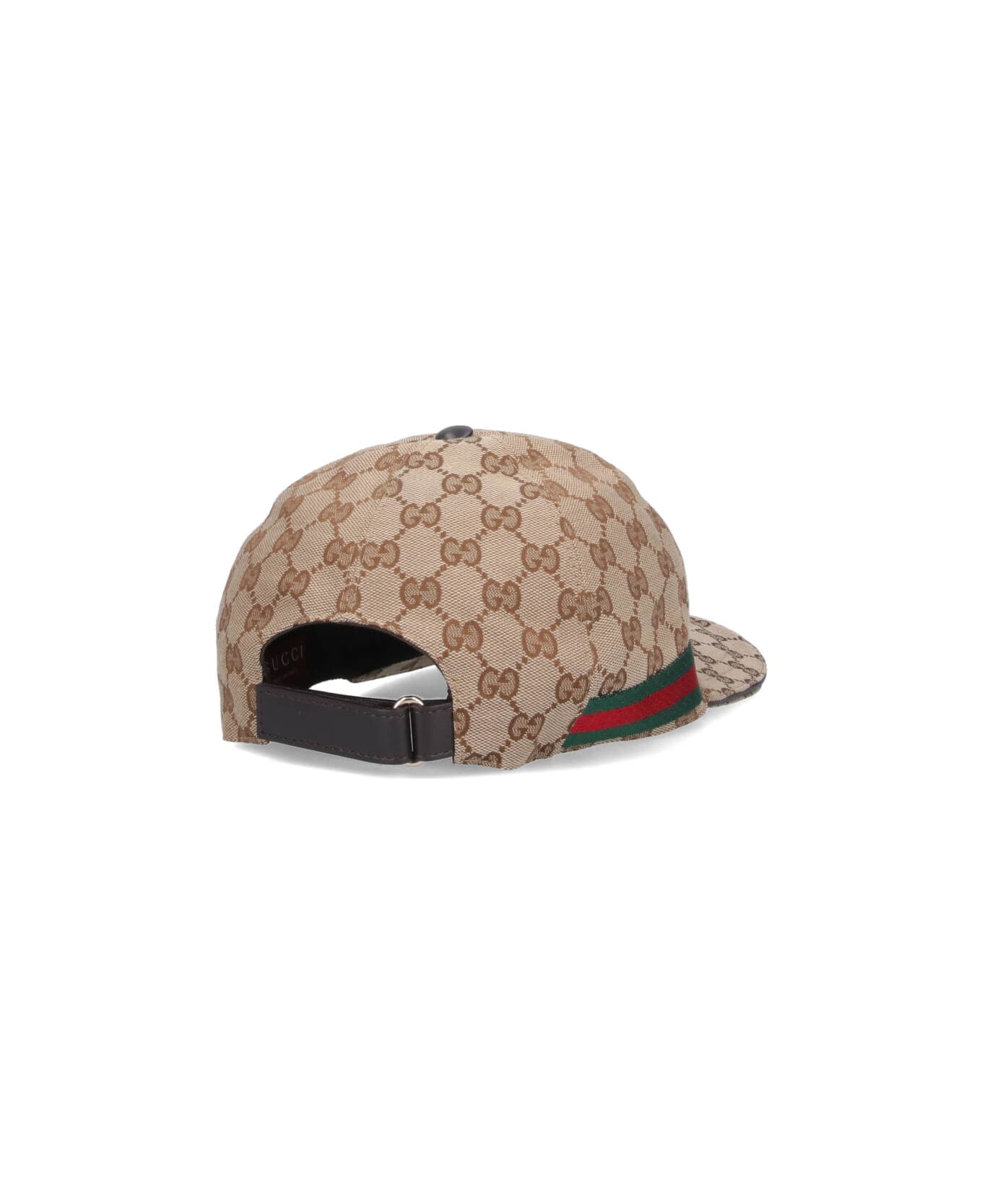 Gucci Logo Baseball Hat - BEIGE