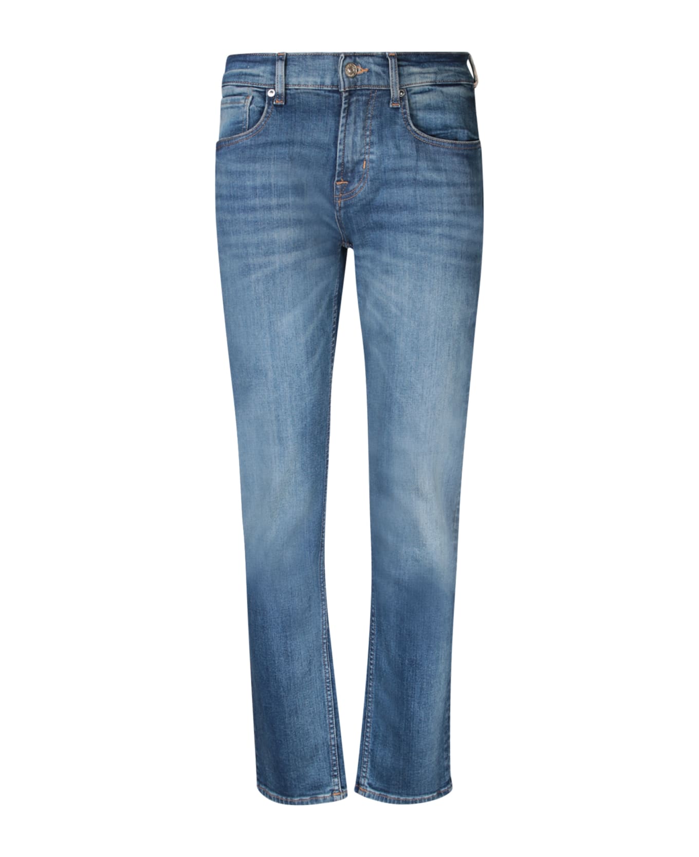 7 For All Mankind Slimmy Tapered Blue Jeans - Blue