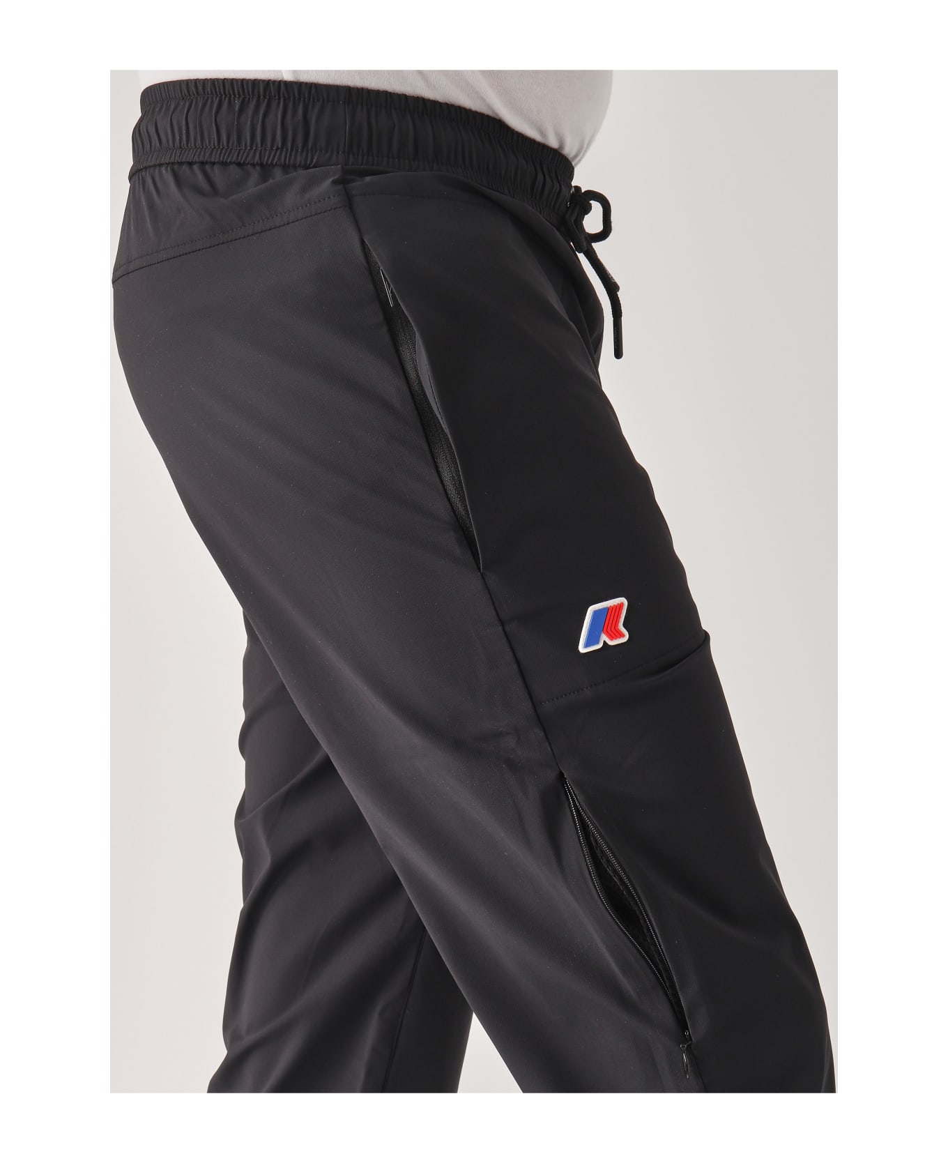 K-Way Med Travel Trousers - NERO