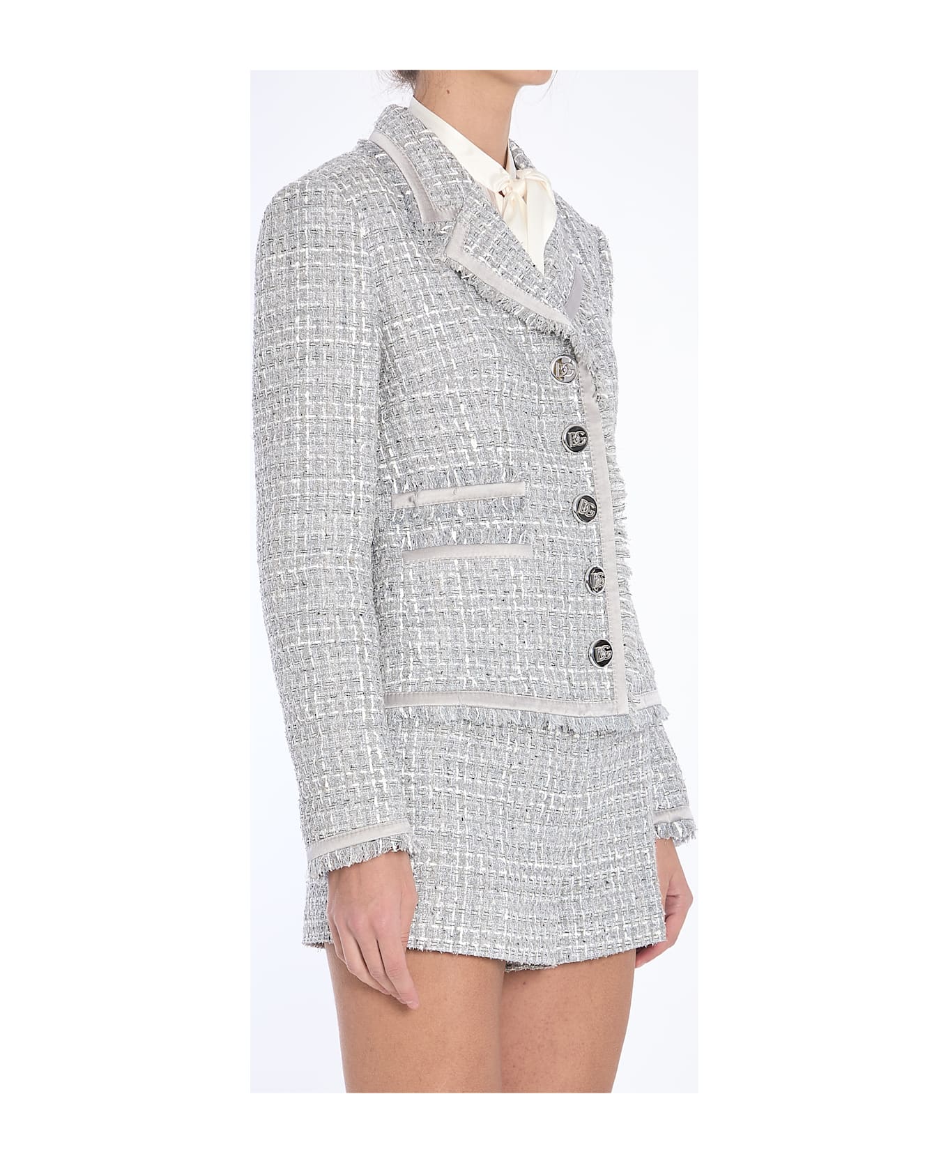 Dolce 
Gabbana Cotton Blazer - GREY