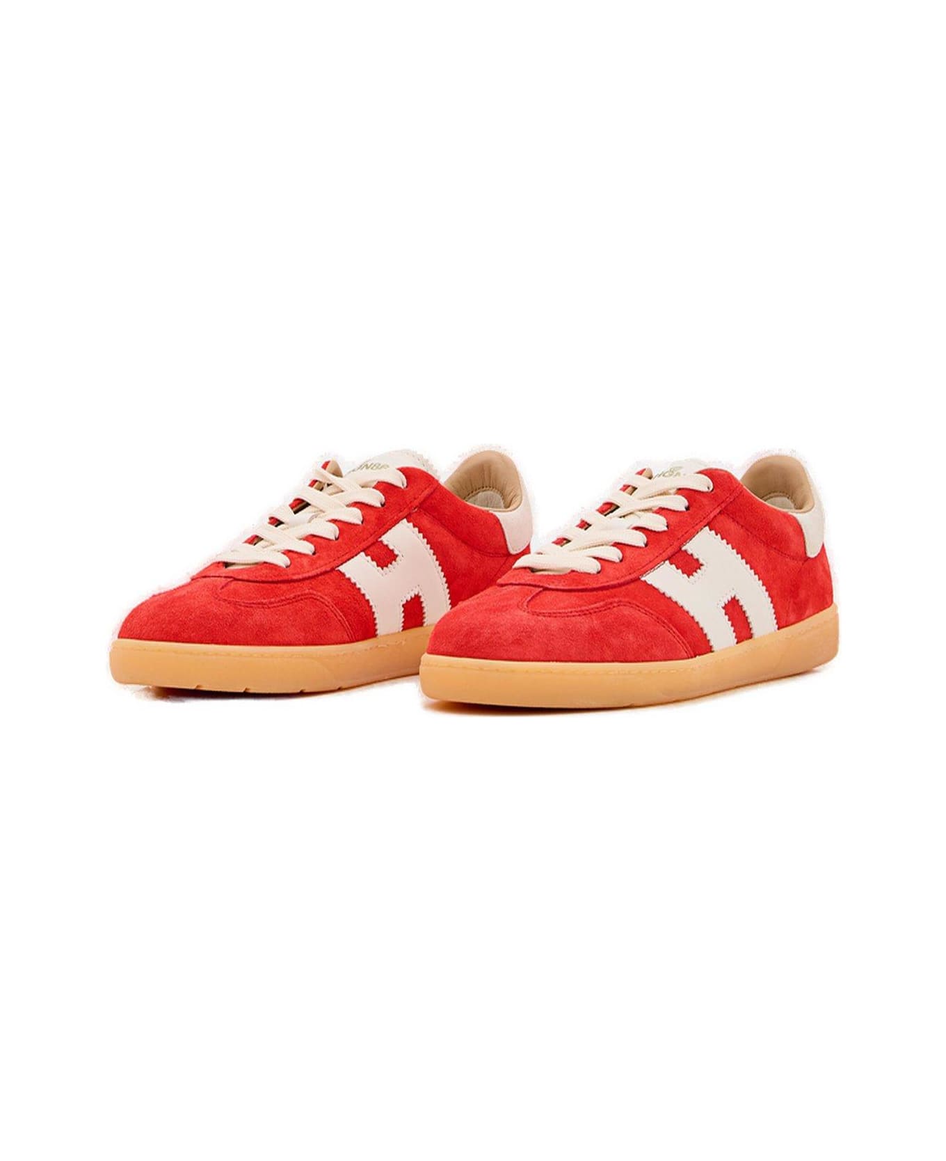 Hogan Cool Panelled Low-top Sneakers - Rosso
