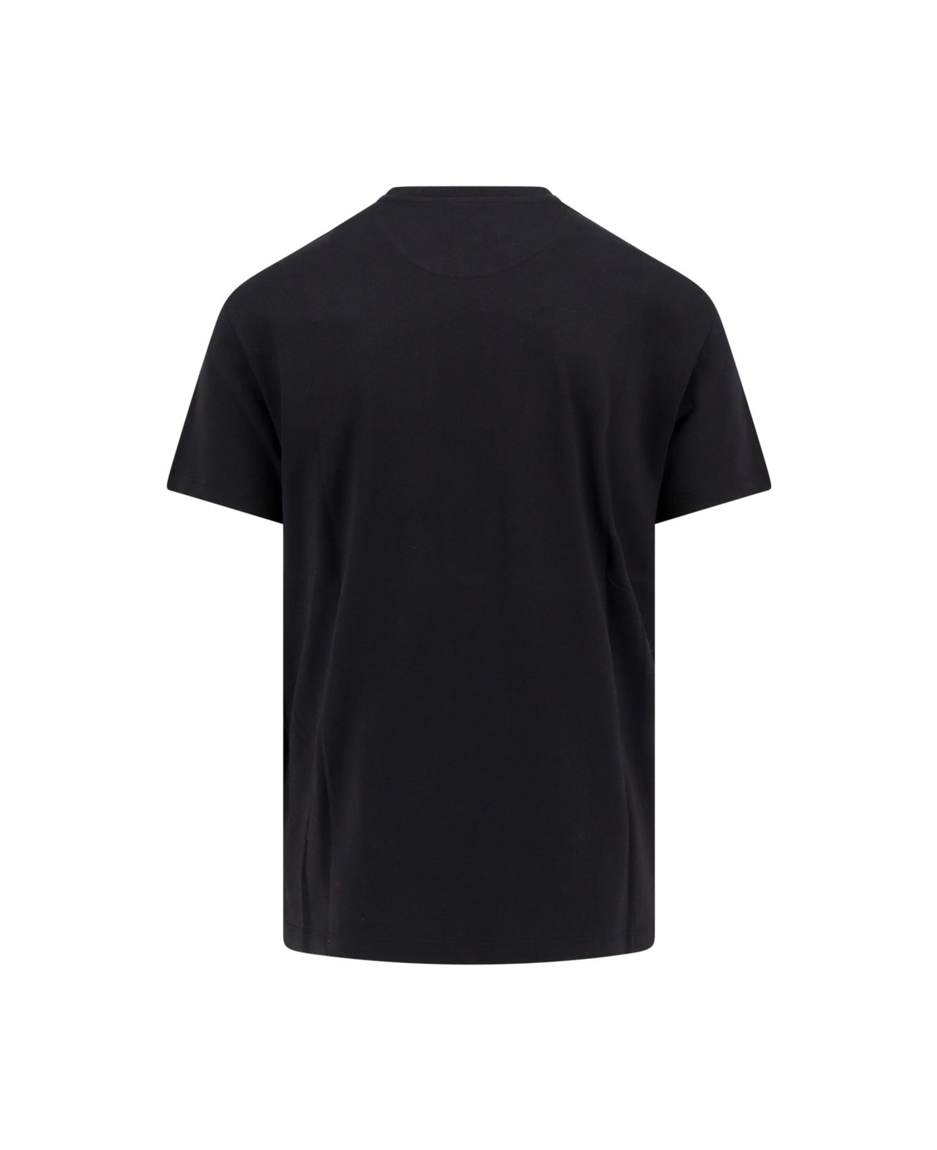 Valentino Garavani Vltn Logo Printed Crewneck T-shirt - Nero