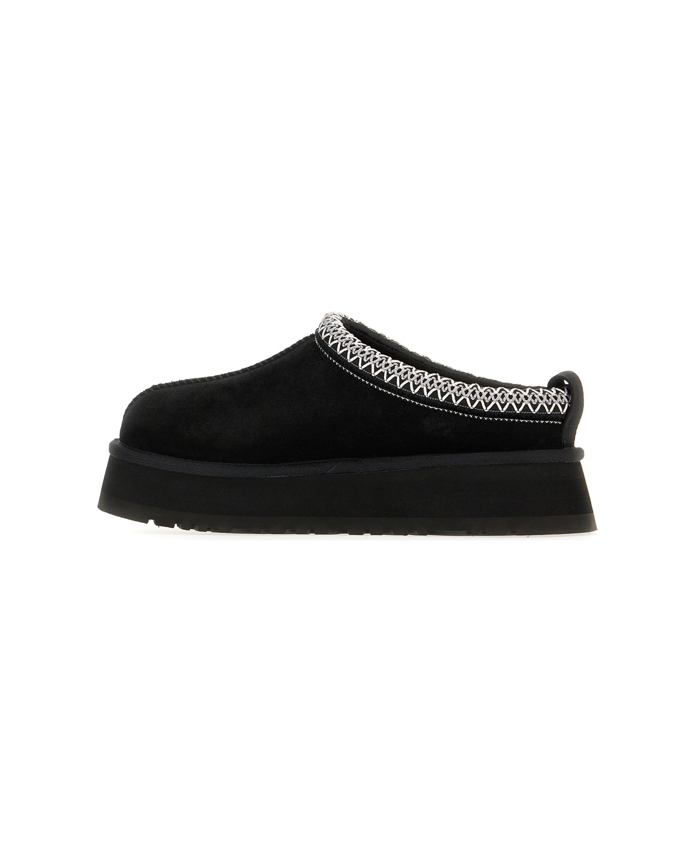 UGG Black Suede Tazz Ii Slippers - BLACK