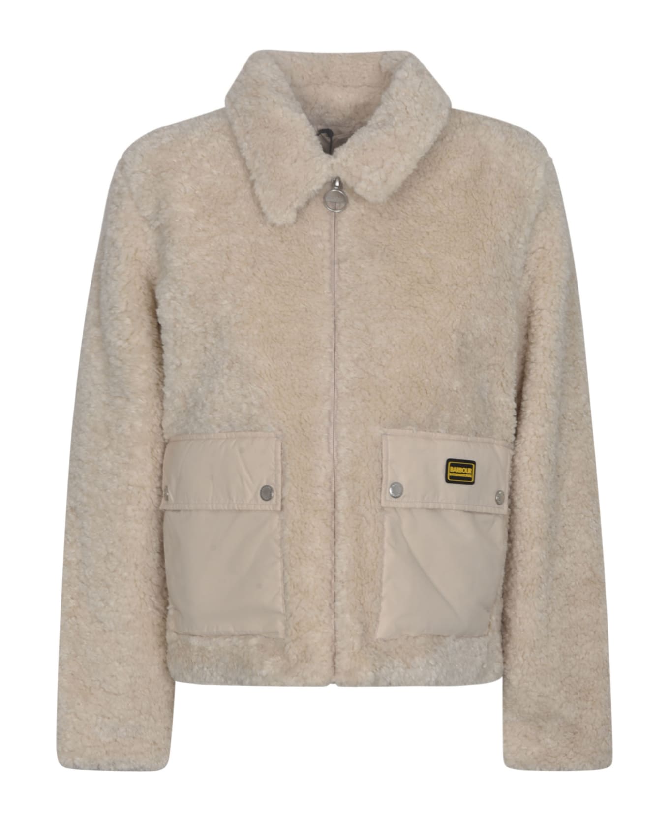 Barbour Pocket Detail Fur Coated Jacket - JASMINE