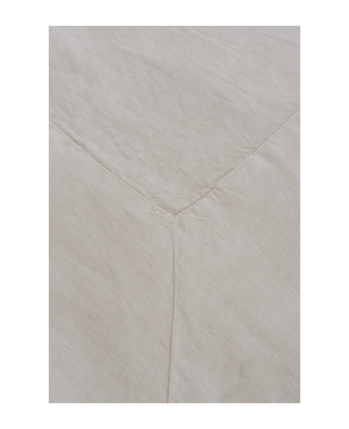 Once Milano Line Tablecloth With Large Border - Cream