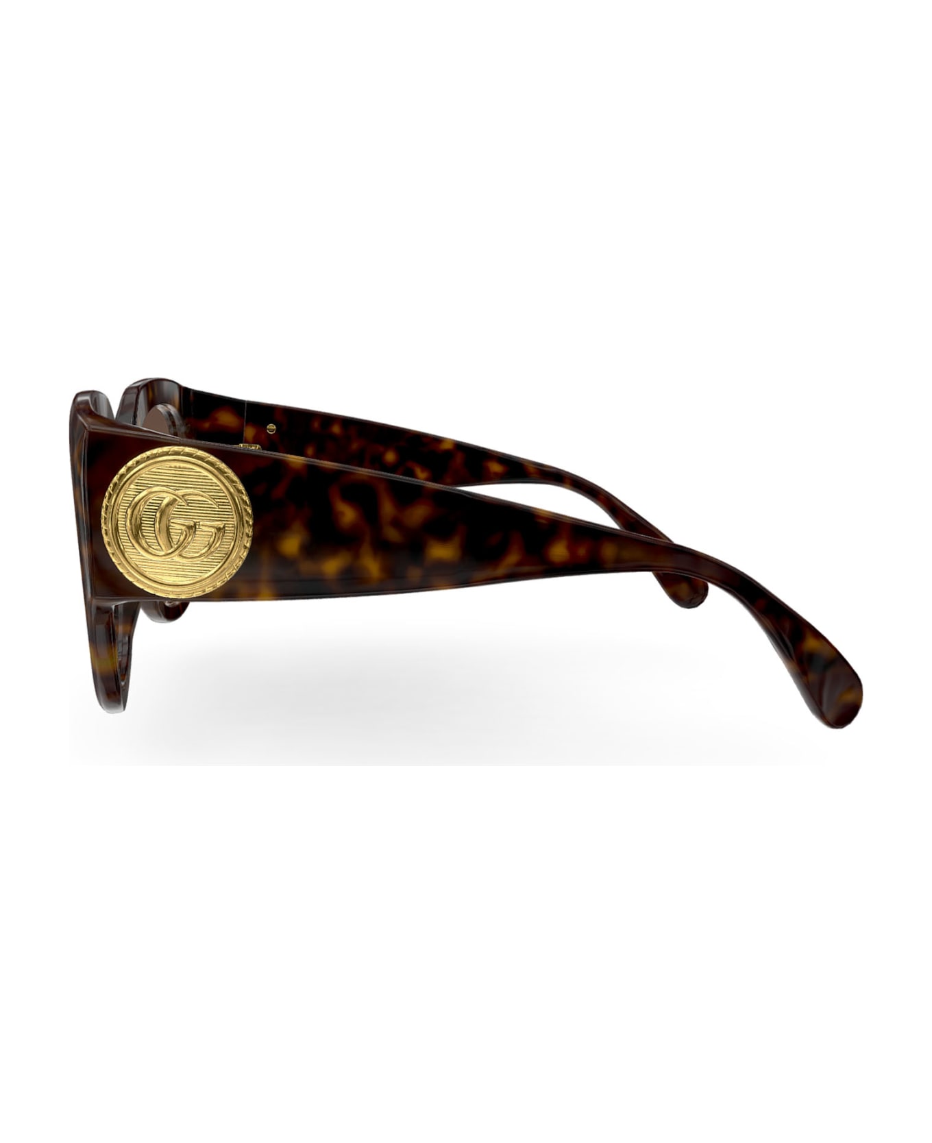 Gucci Eyewear GG1407S Sunglasses - Havana Havana Brown
