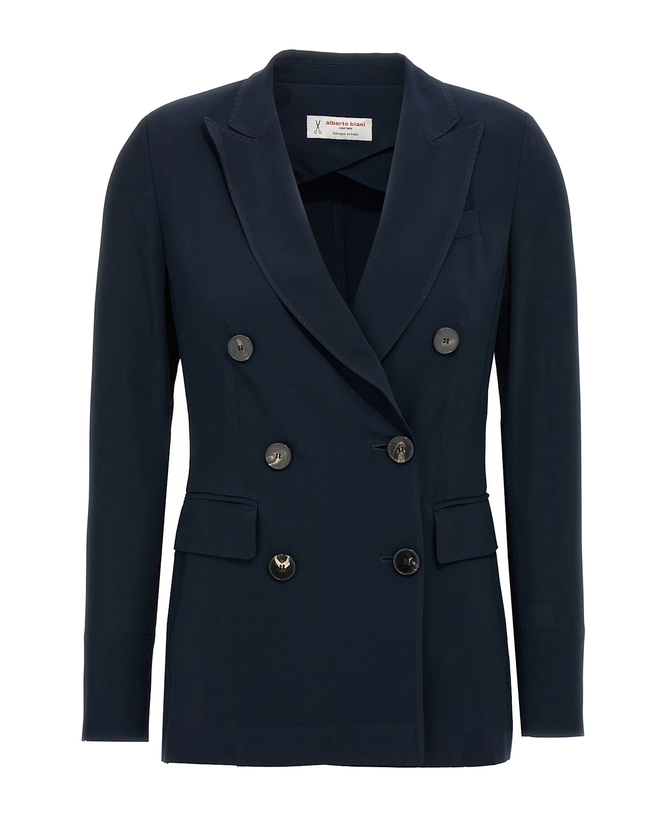 Alberto Biani Double-breasted Blazer - Blue