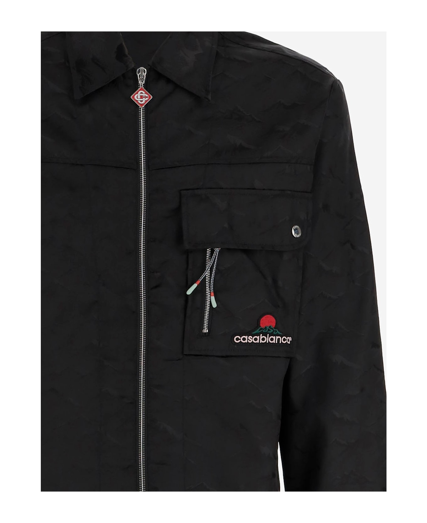 Casablanca Mountain Camo Jacket - Black