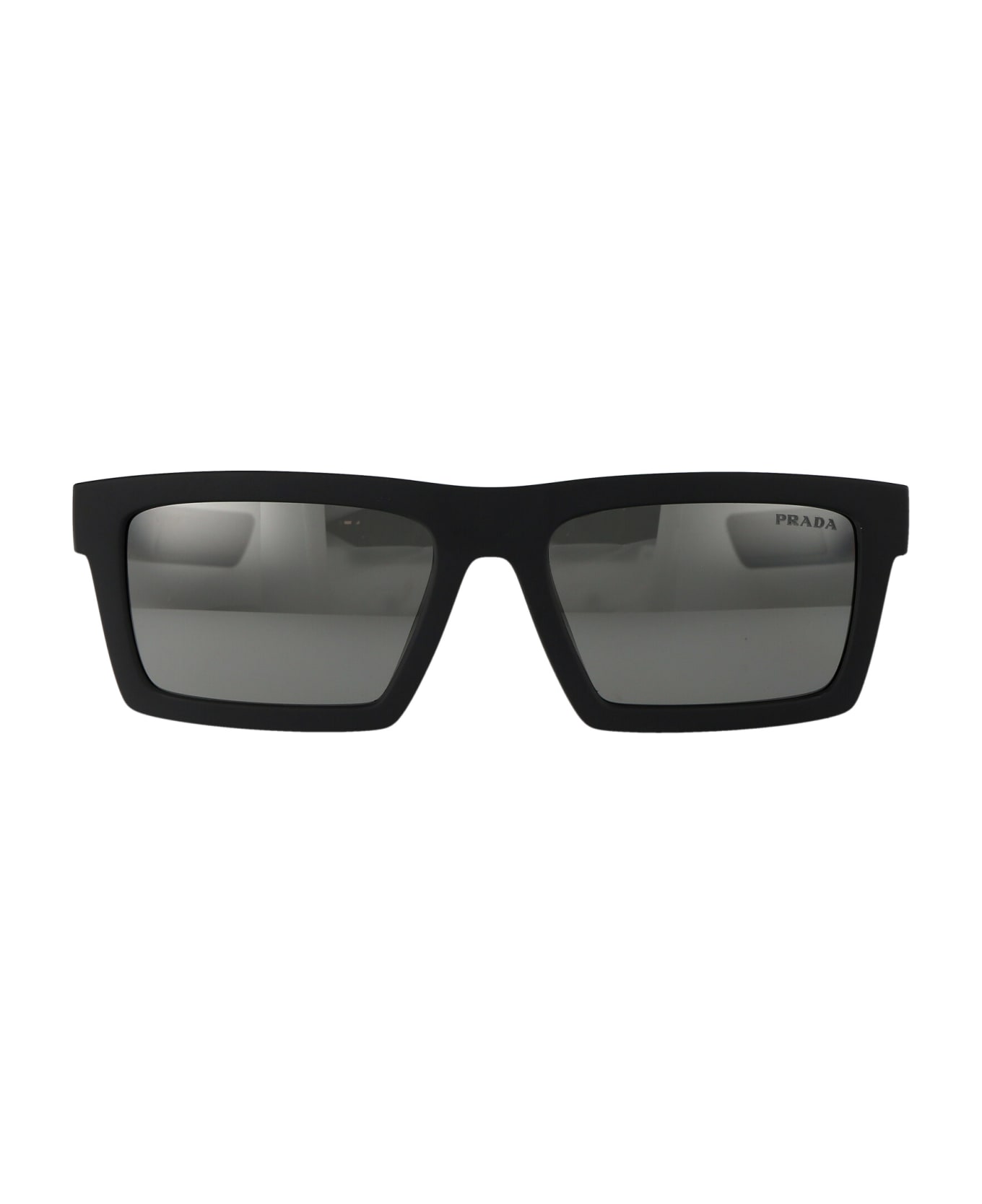 Prada Linea Rossa 0ps 02zsu Sunglasses - 18K60A Metal Grey