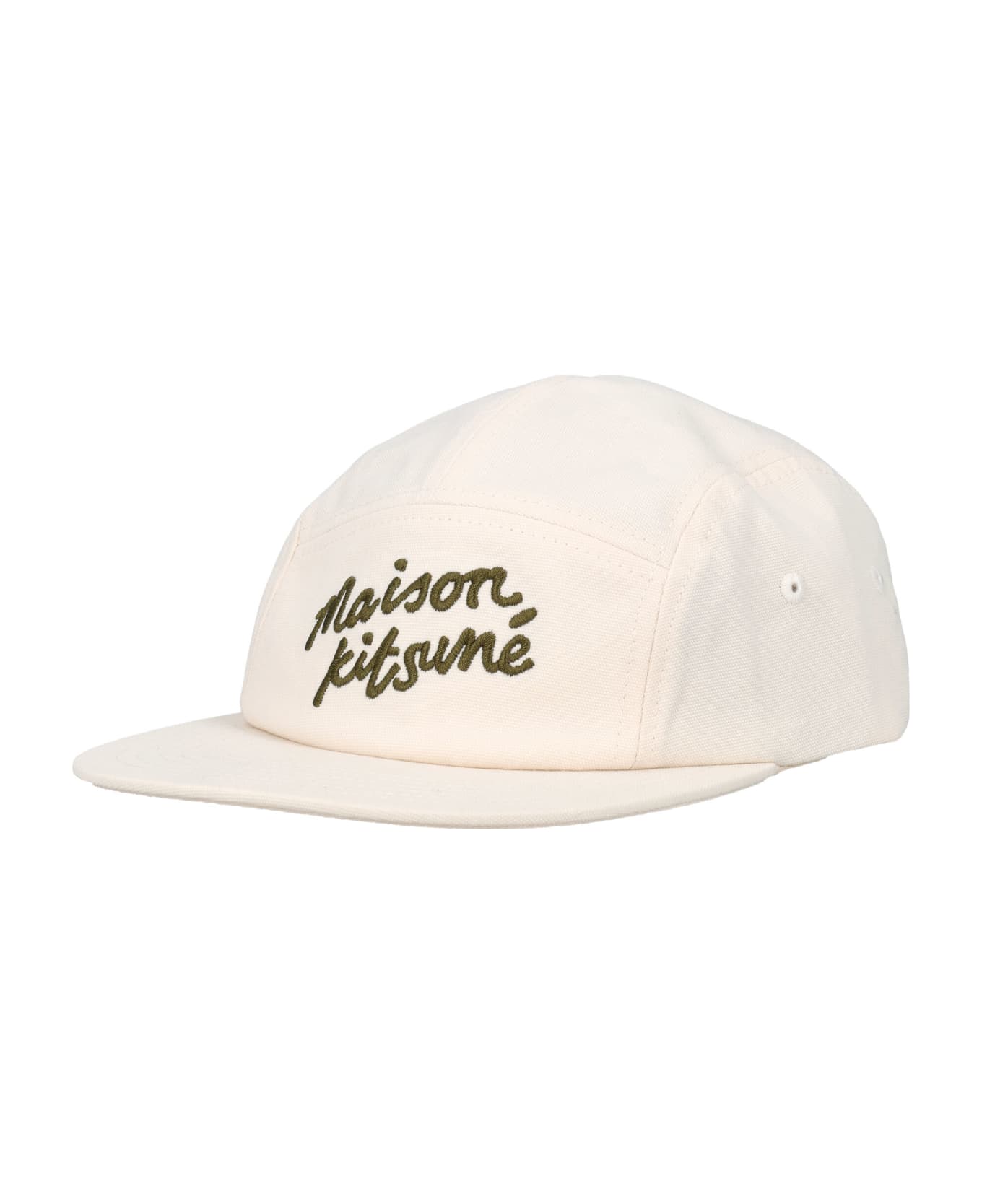Maison Kitsuné Handwriting 5p Cap - Bianco