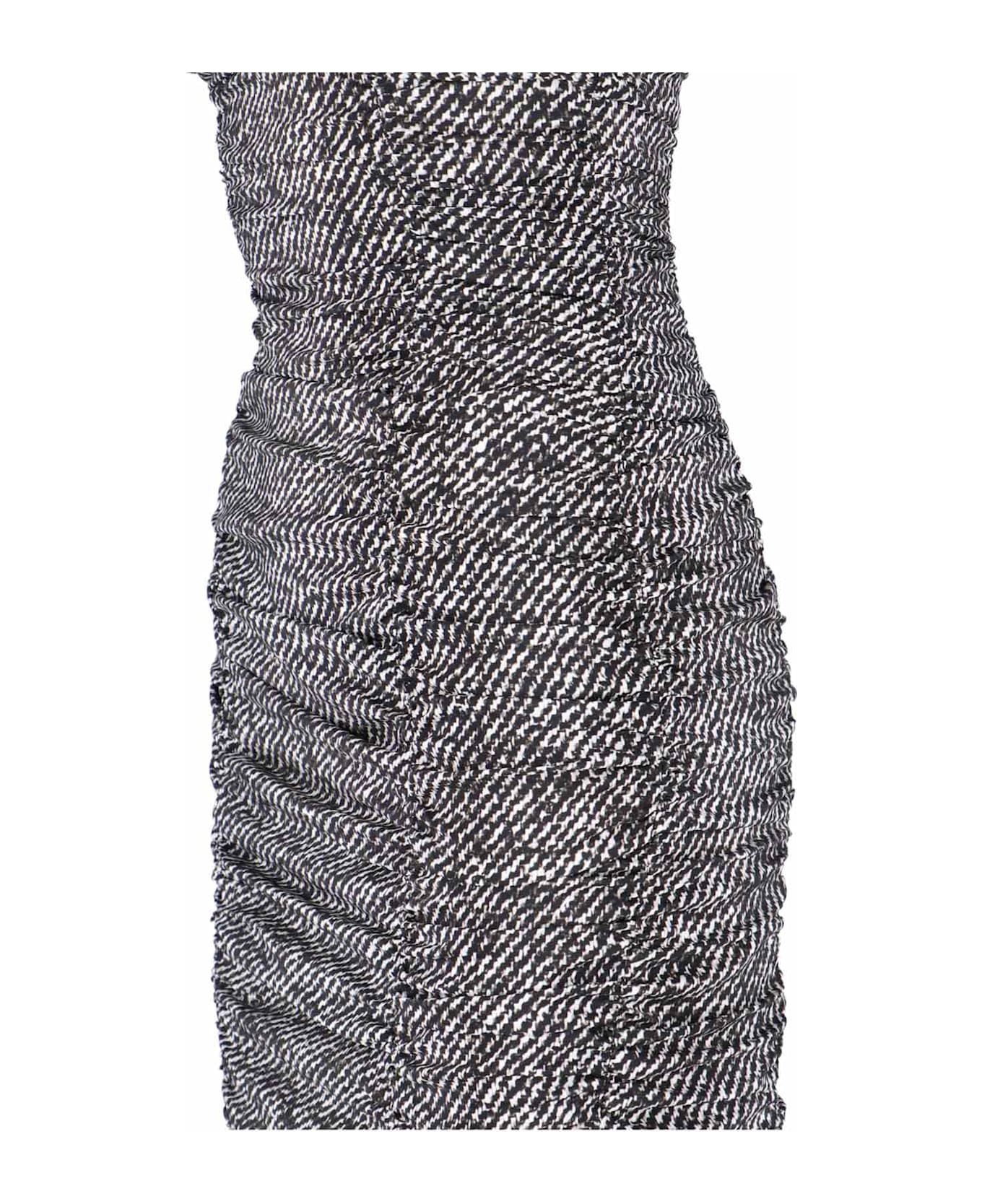 Dolce 
Gabbana Silk Midi Dress - Grey