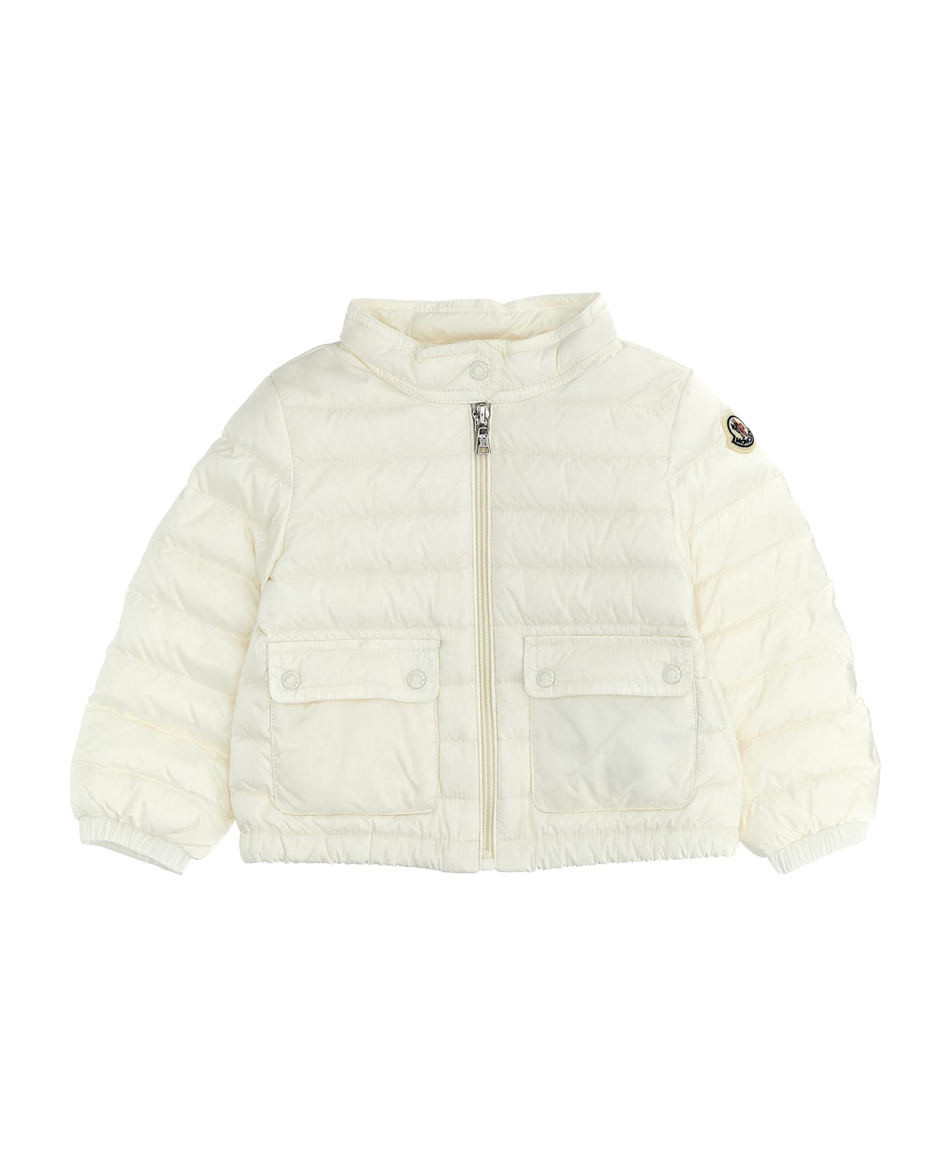 Moncler 'lans' Down Jacket - White コート＆ジャケット