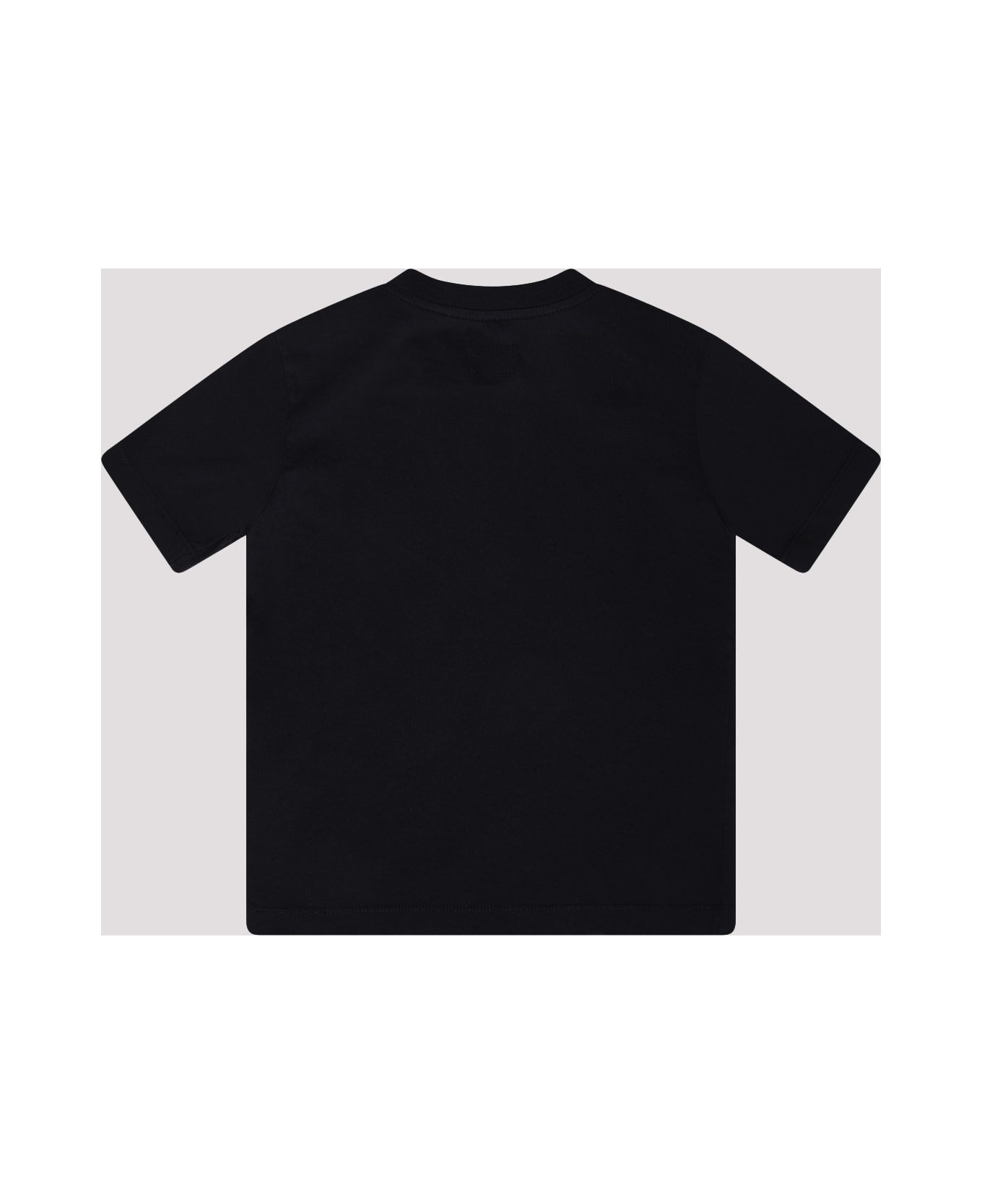 C.P. Company Black Cotton T-shirt - NERO/BLACK