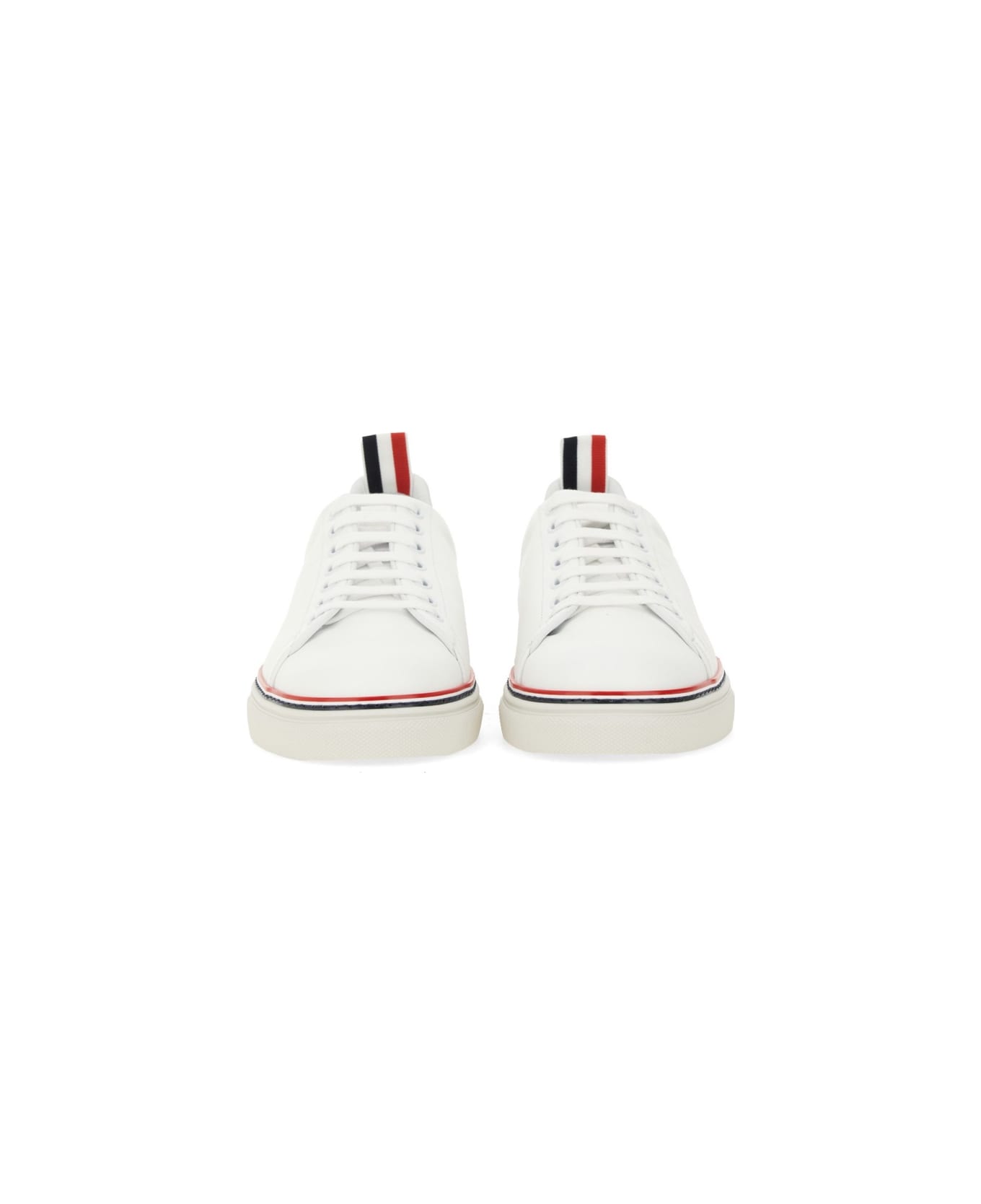 Thom Browne Tennis Sneaker - WHITE