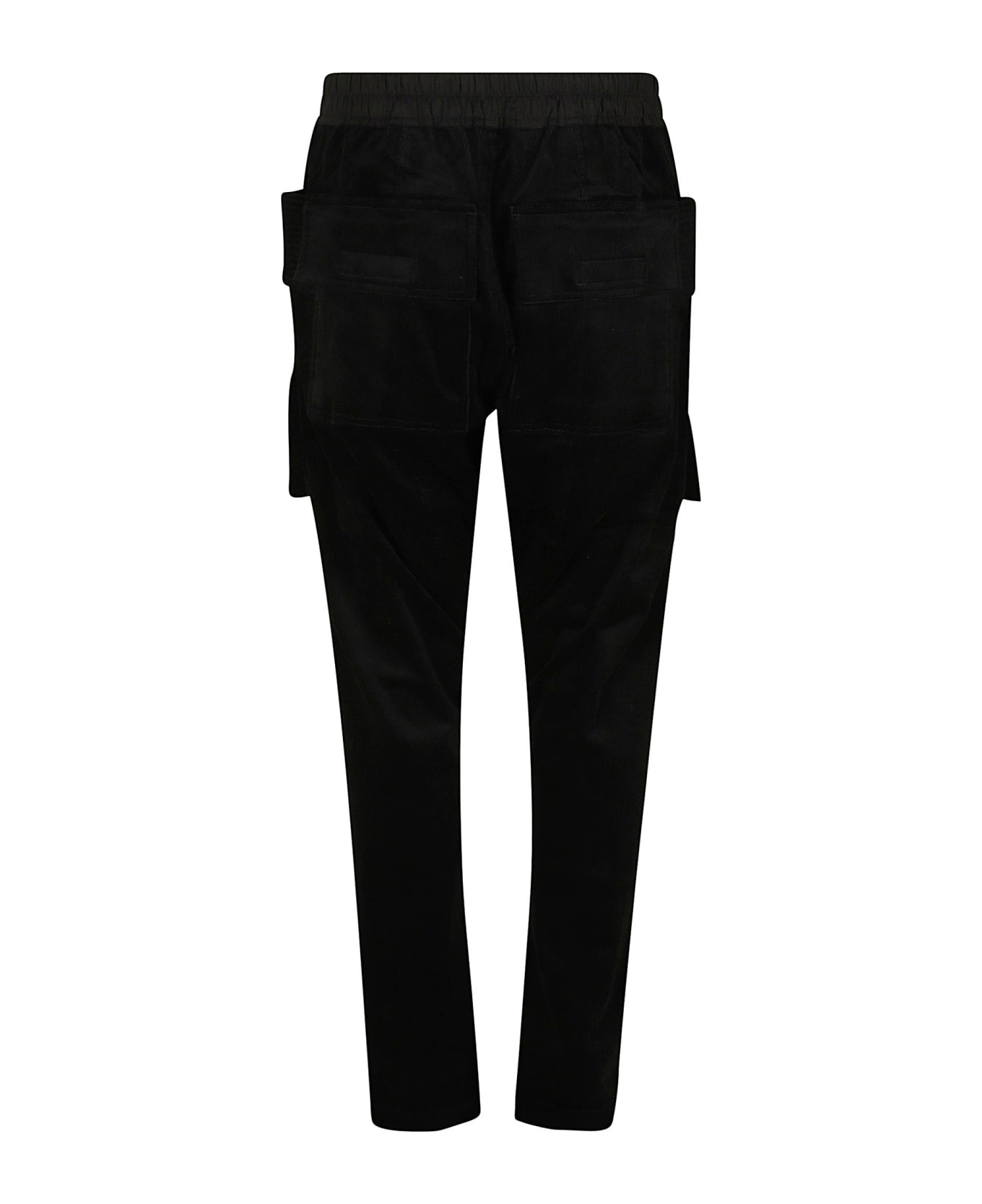 Rick Owens Tapered Corduroy Trousers - Black