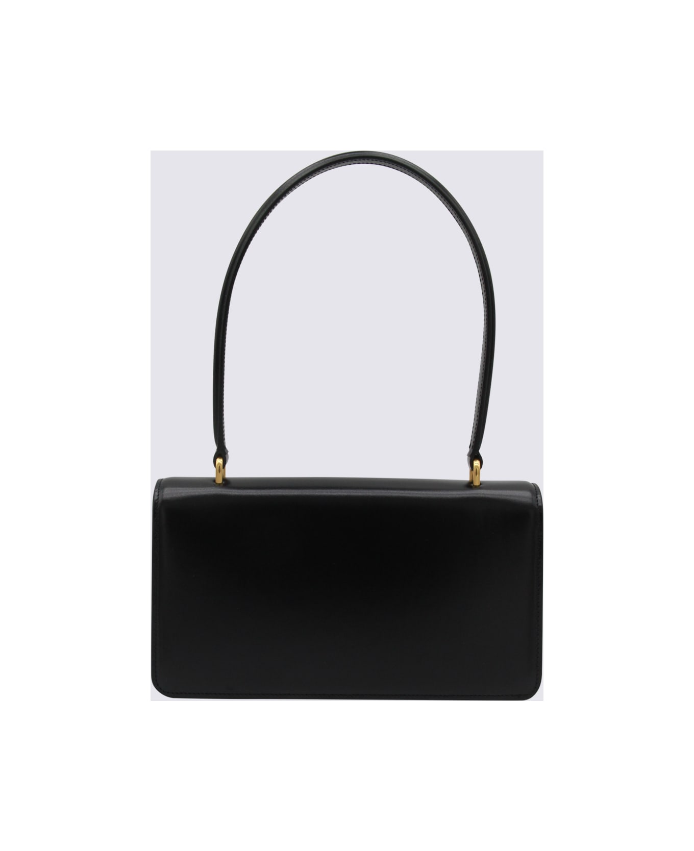 Valentino Garavani Black Leather Shoulder Bag - BLACK