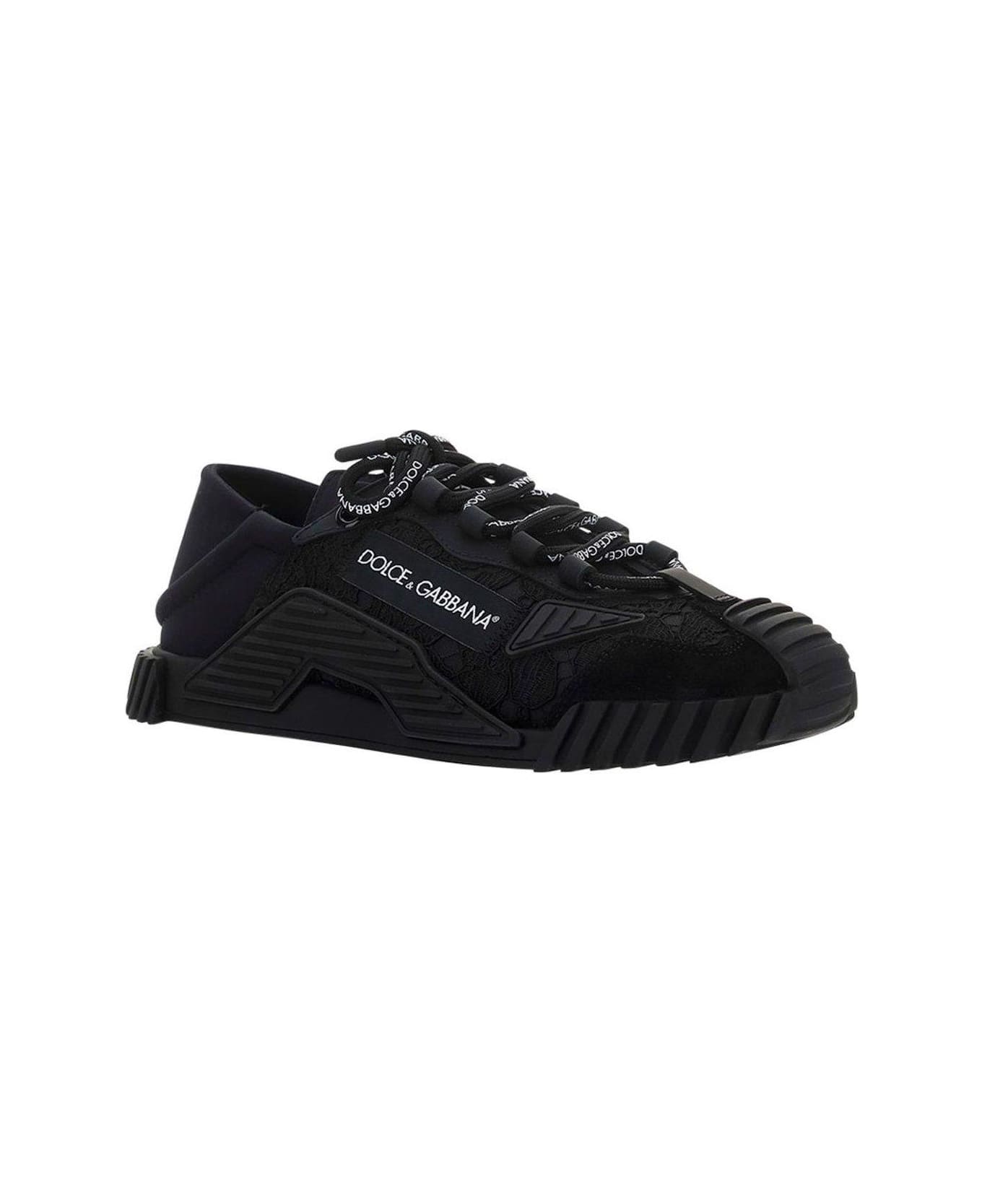 Dolce & Gabbana Ns1 Lace-up Sneakers - Nero/nero