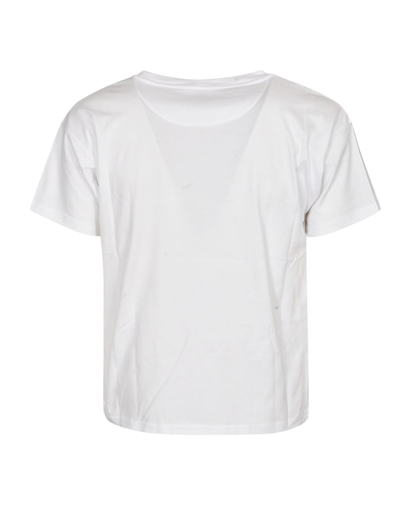 Bally Crowned Logo Print T-shirt - WHITE