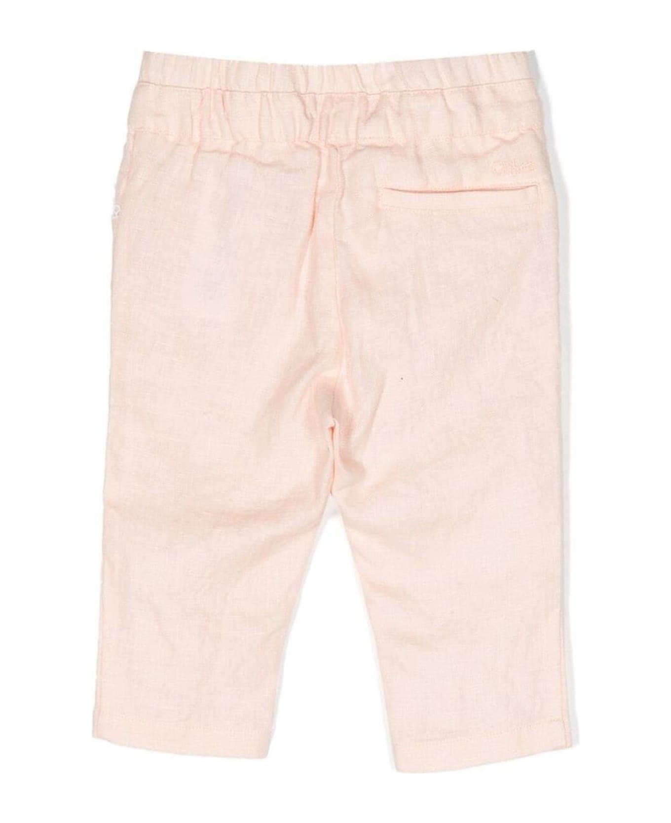 Chloé Chloè Kids Trousers Pink - Pink ボトムス