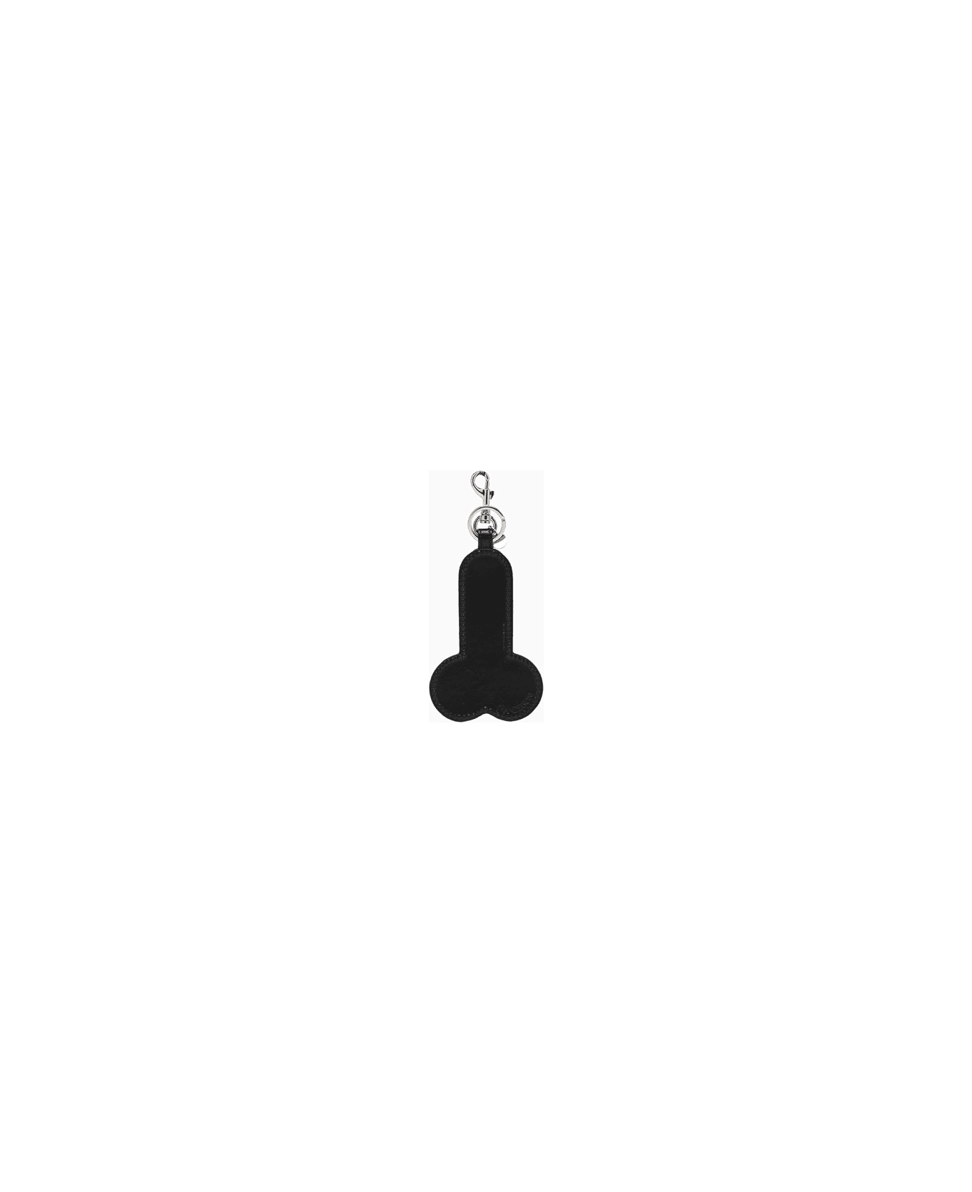 J.W. Anderson Jw Anderson Crystal Penis Keychain - Black