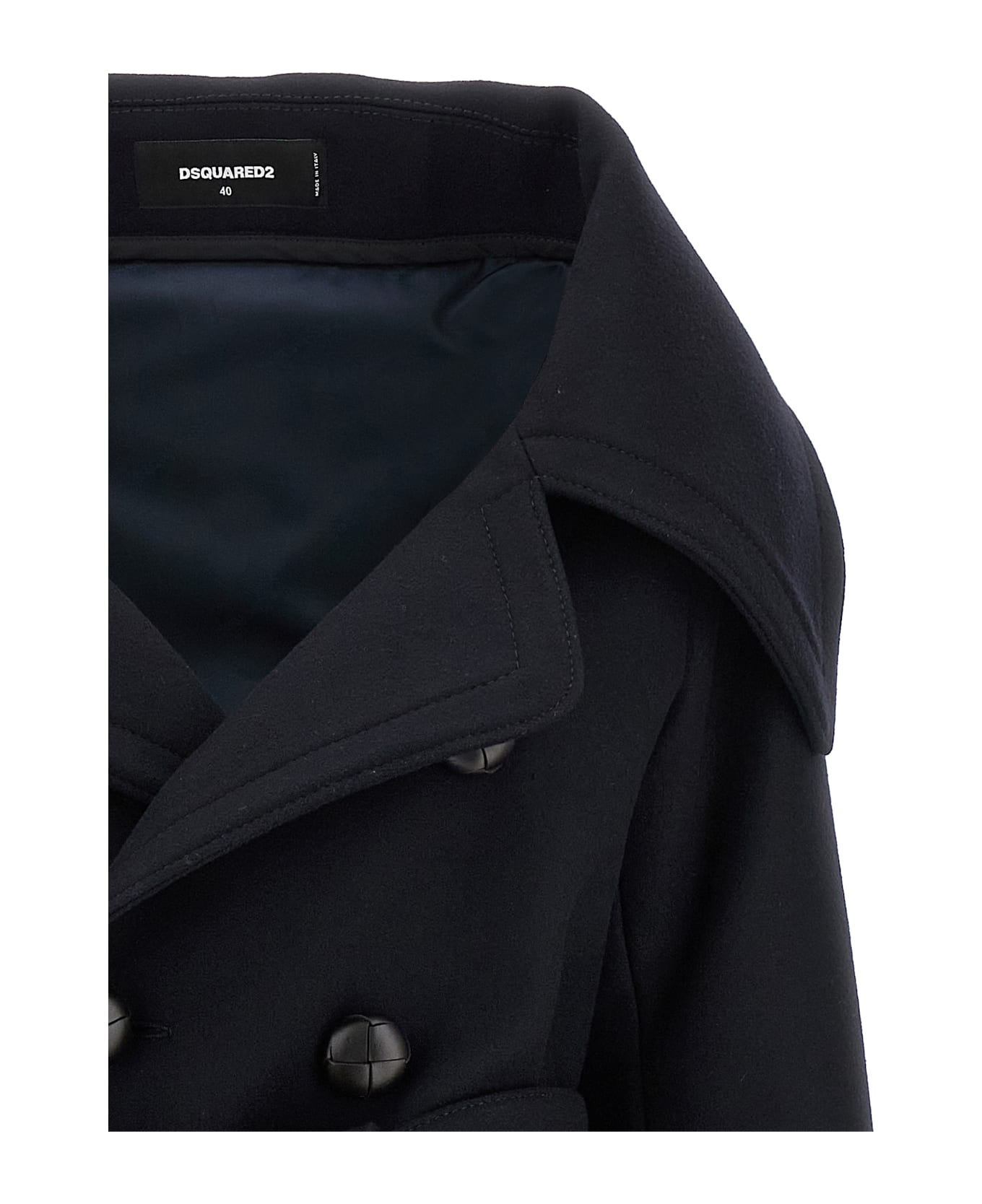 Dsquared2 
peacoat Robe
 Coat - Blue