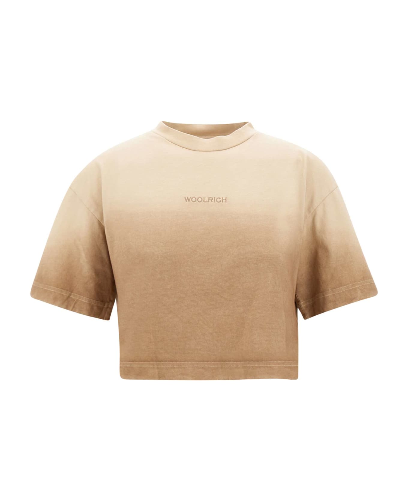Woolrich 'dip Dye' Cotton T-shirt